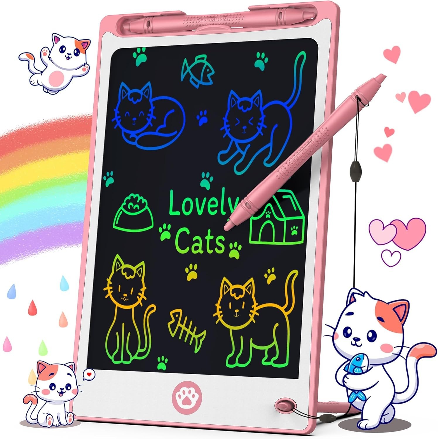 LCD Writing Tablet 8.8″ Kids Drawing Pad Toy for Boys Girls Ages 3–7