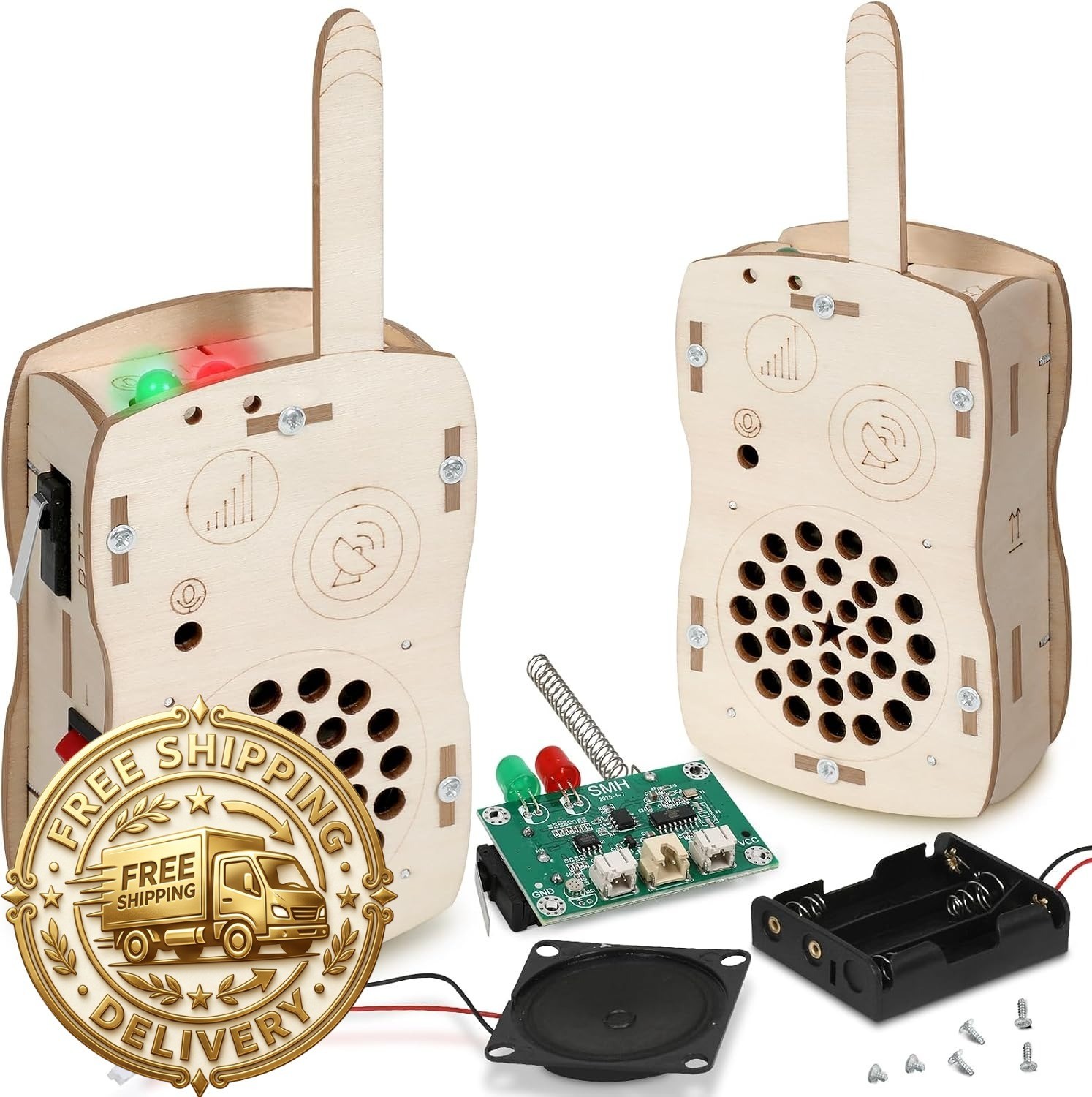 Stem Projects Walkie Talkies Toys for Boys Age 8-12 12-14 Science Kit Building O