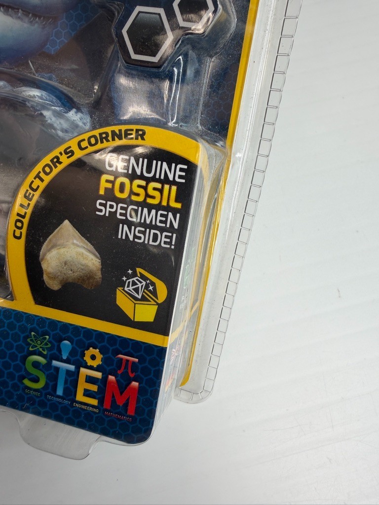 Shark Tooth Mini Dig Kit National Geographic Fossil Party Learn Stem Collect Ni