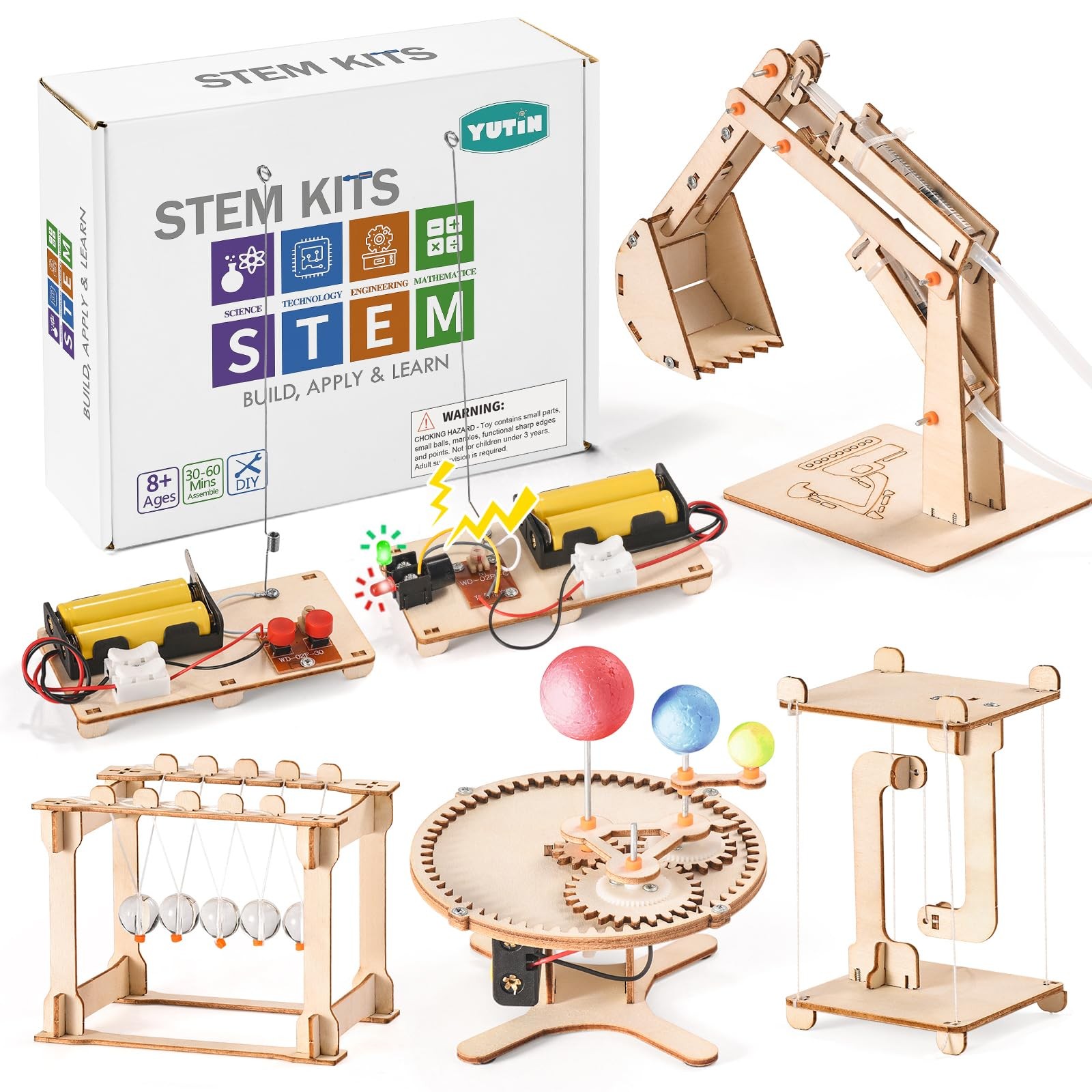 STEM Science Kits for Kids Ages 812 810, Wood Building Crafts Kits for Boys, …