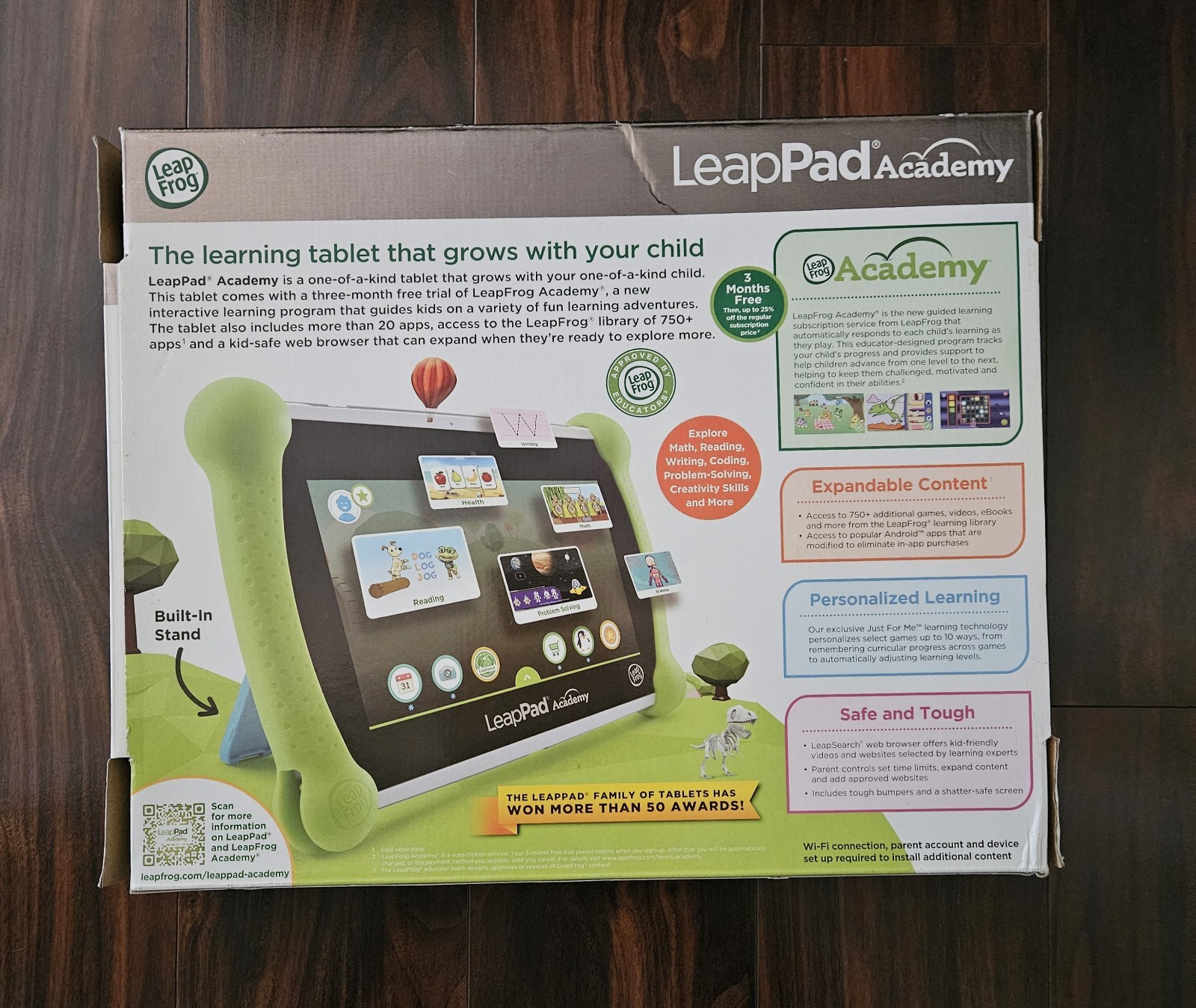 LeapFrog LeapPad Academy 7″ Learning Tablet Excellent Pre-owned Condition