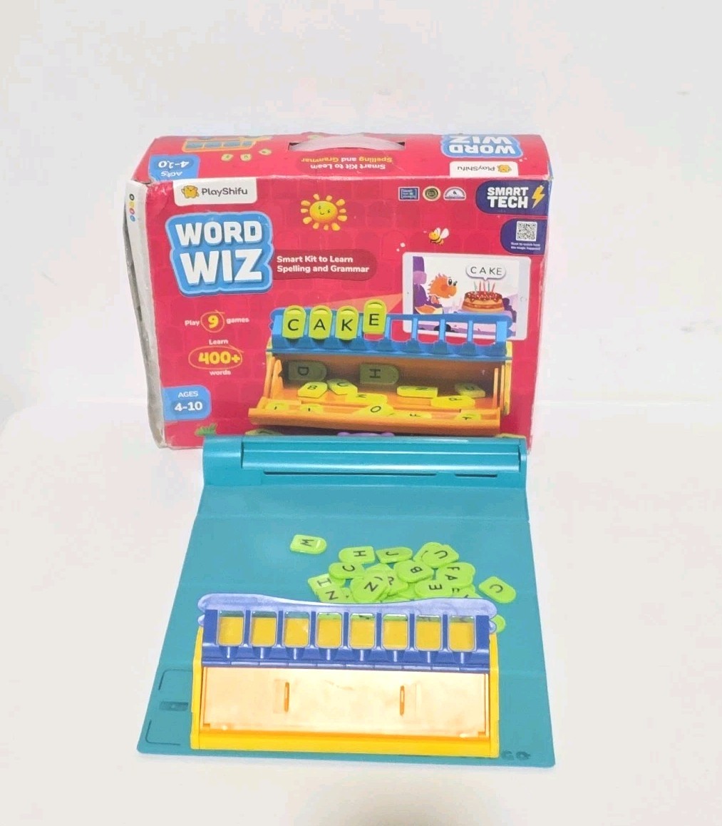 PlayShifu Word Wiz/Smart Kit/Letters & Words/Spelling Used No Instructions