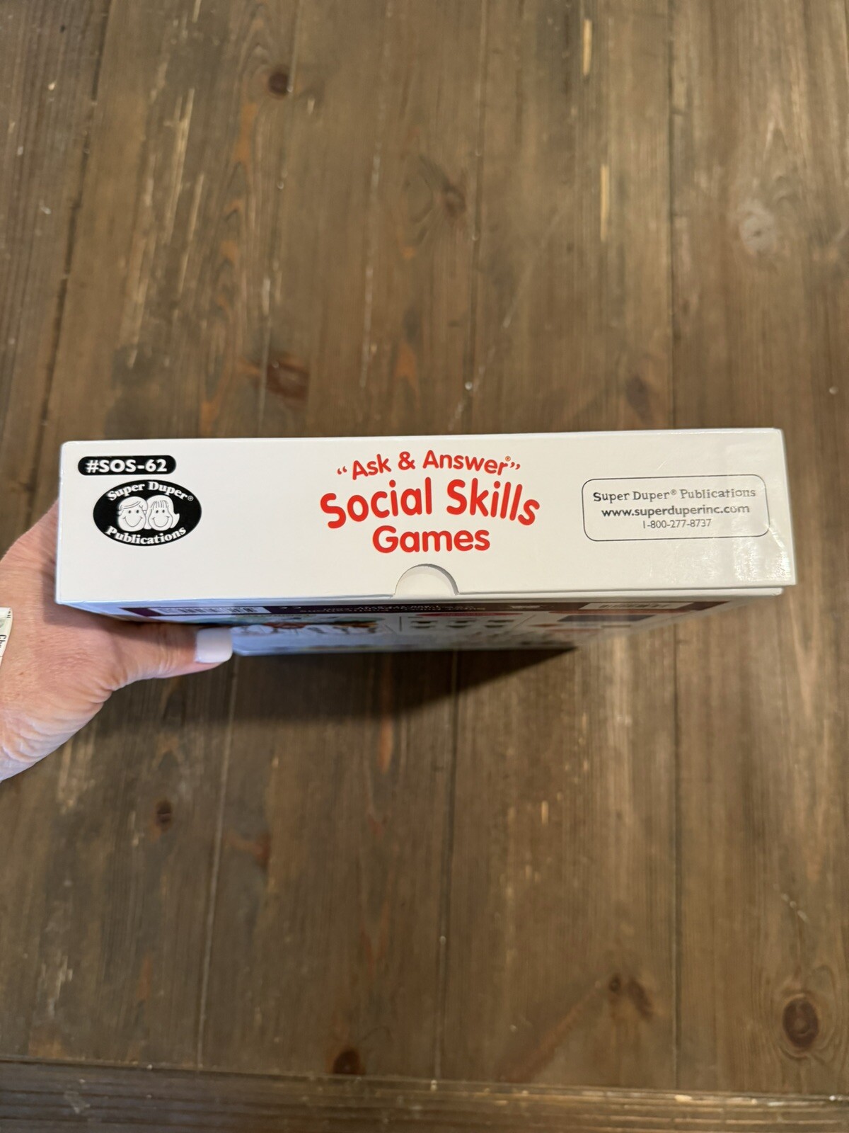 Super Duper Ask & Answer Social Skills Games SOS-62 Prek & Up New