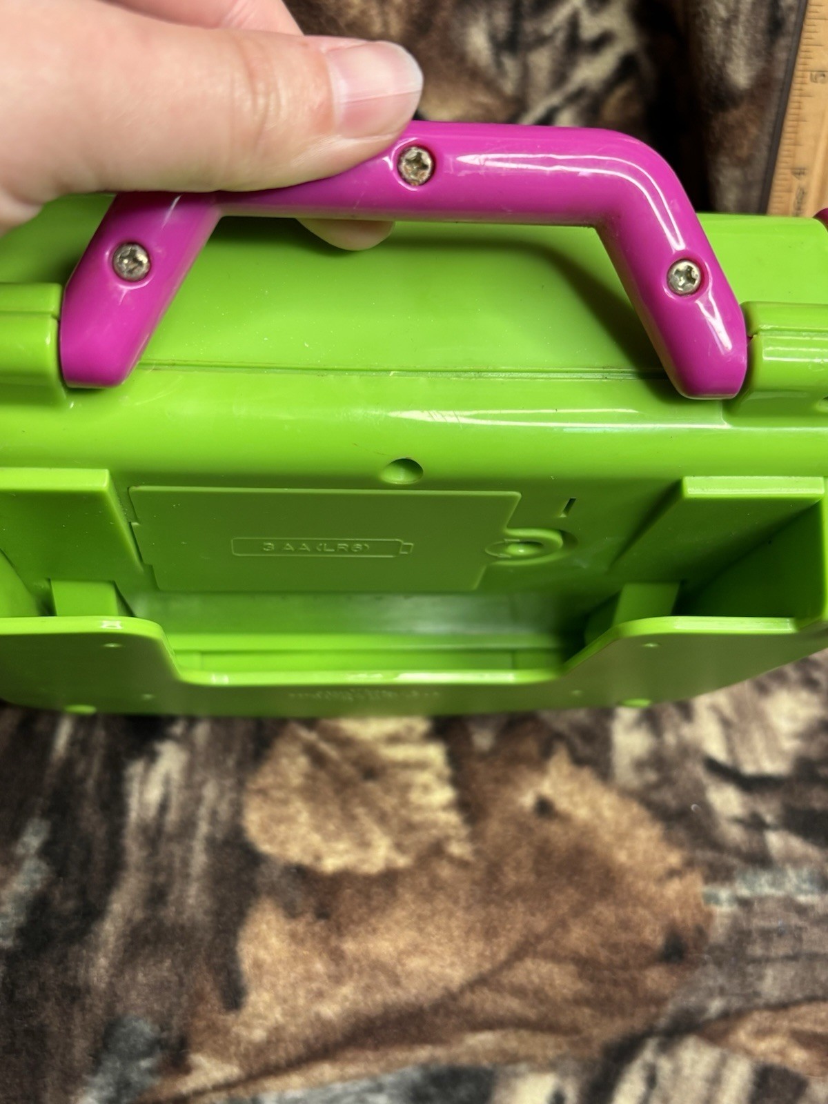 LOOK! BARNEY Laptop Interactive Learning (1) Cartridge 2002 Vintage Toy Portable
