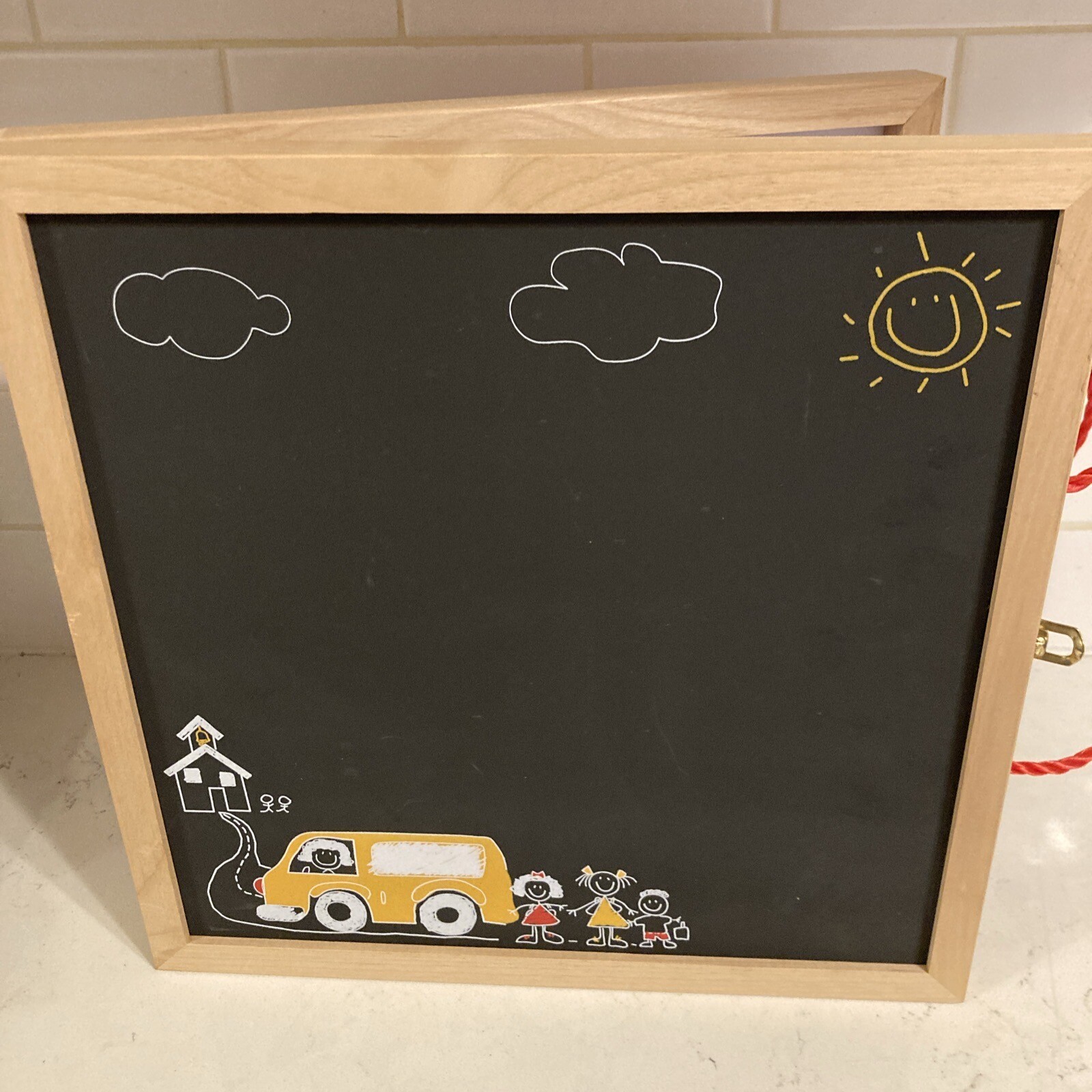 MAGNETIC Alphabet Letters Numbers Activity CASE Kids White Blackboard Chalk Gift