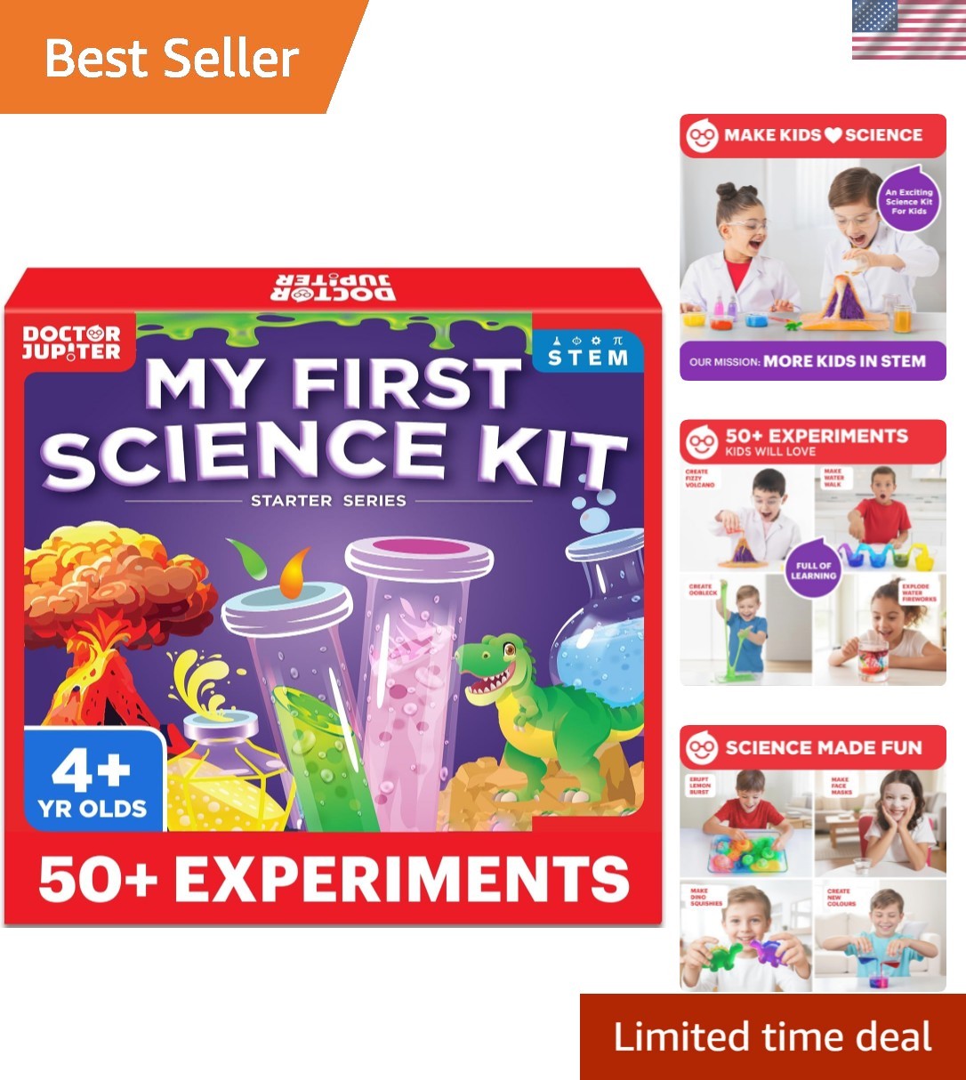 My First Science Kit for Kids Ages 4-5-6-7-8 | Easter, Birthday Gift Ideas fo…
