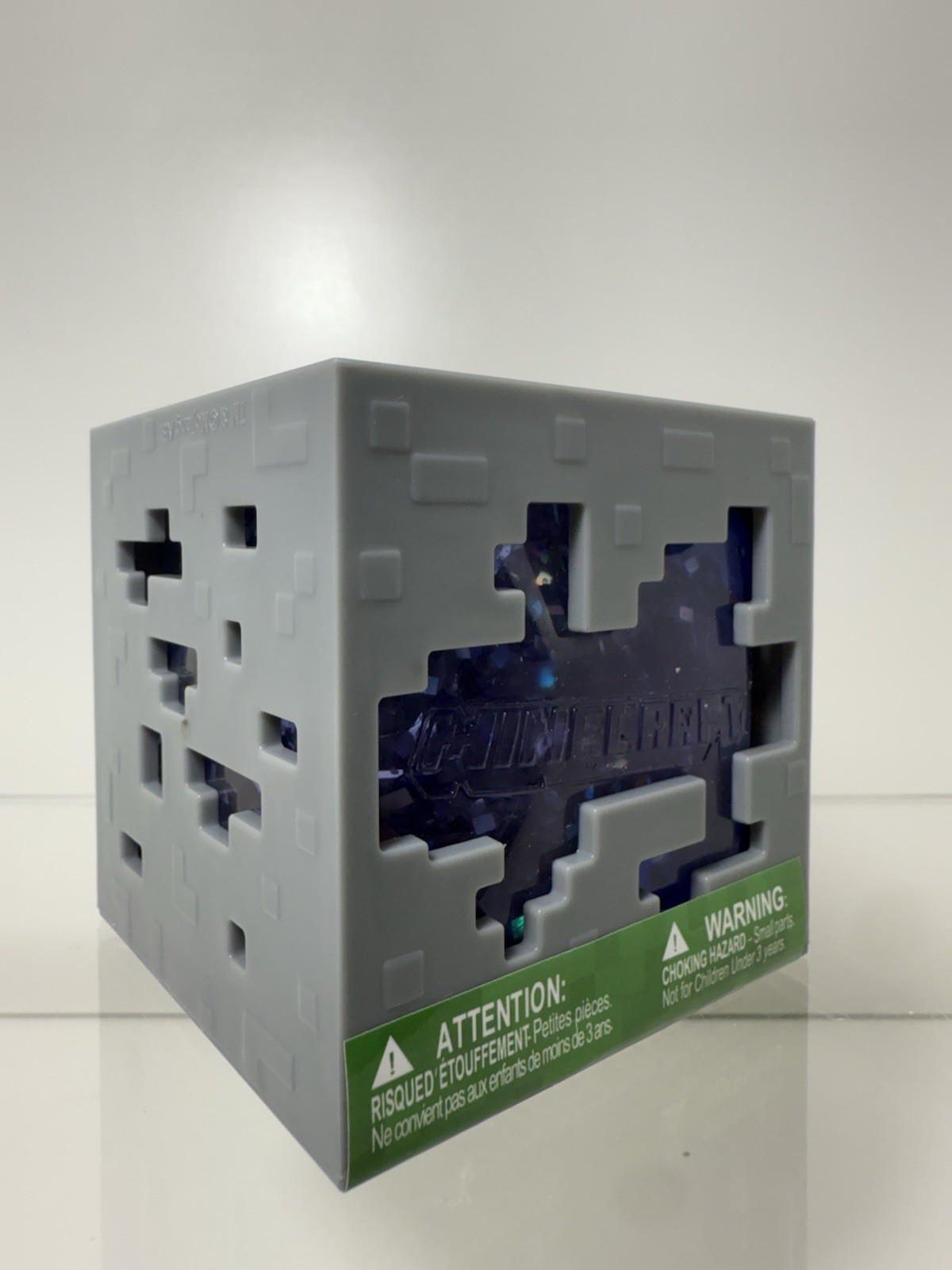 Minecraft Jelly Cube Purplish Blue Squishy Like Needoh New Sealed