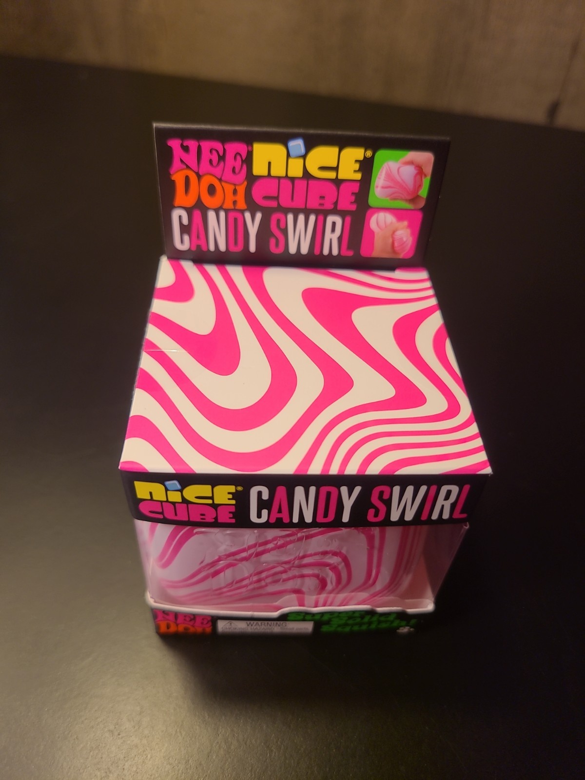 Authentic Needoh Candy Swirl Nice Cube UNRELEASED PINK Christmas 2026 RARE