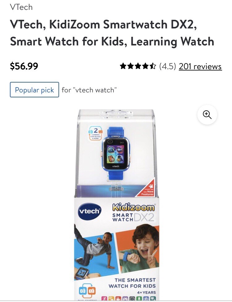 Kidizoom DX2 VTECH SMART WATCH CAMERA VIDEO Touch Screen GAME Voiced Change