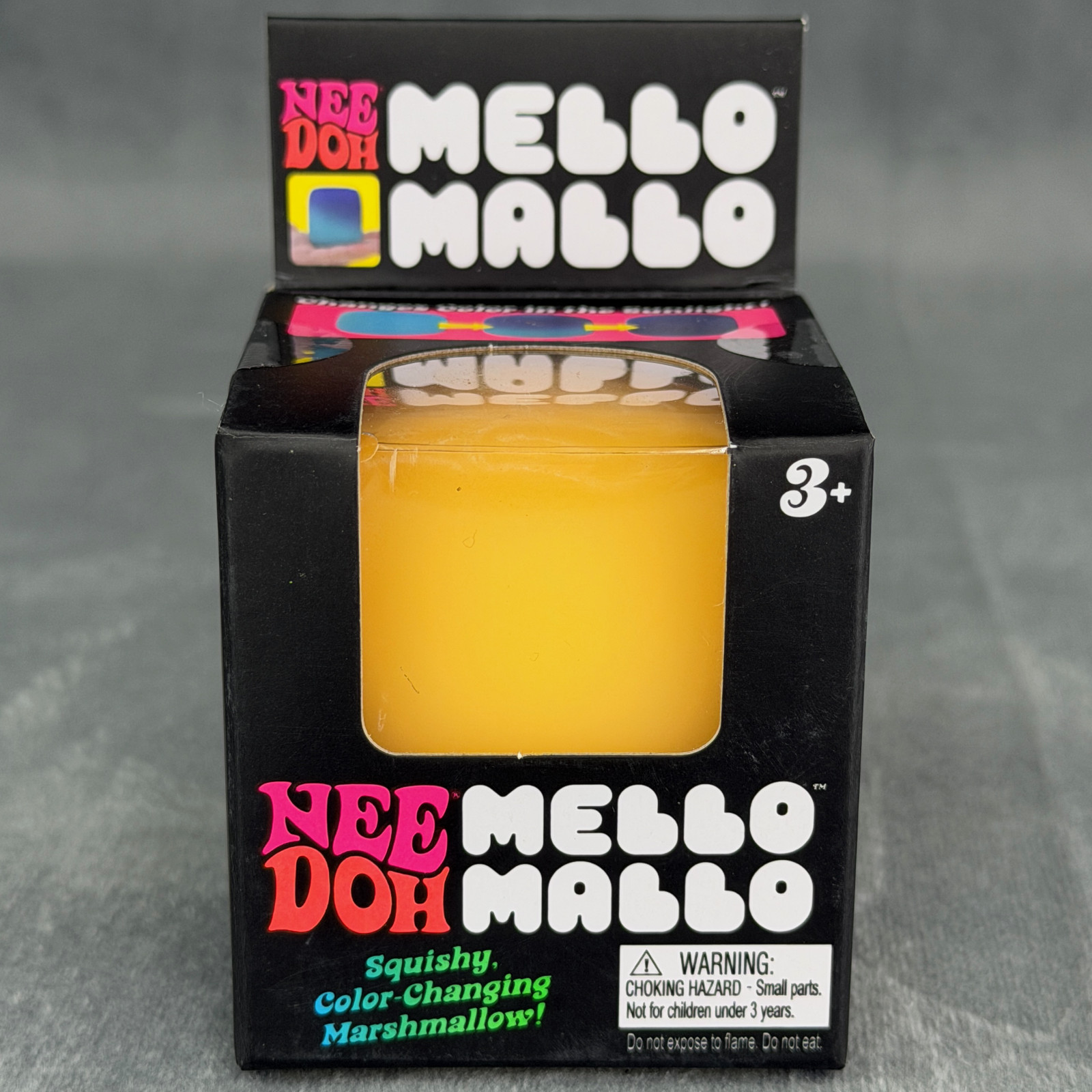 NeeDoh MELLO MALLO (YELLOW) VIRAL SQUISHY TOY! SCHYLLING / NEW / AUTHENTIC‼️