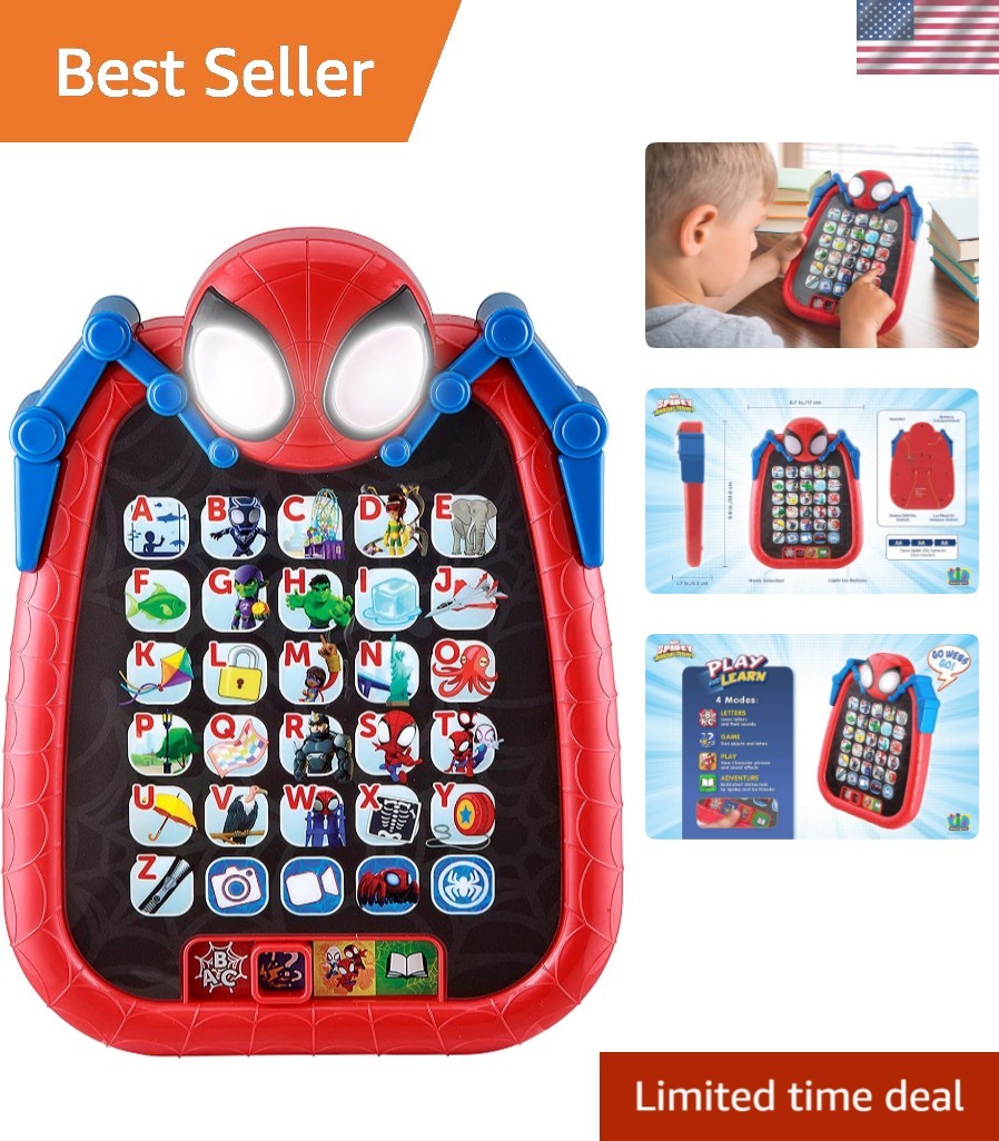 Play and Learn Adventure Tablet: Interactive Games for Kids Aged 3 and Up