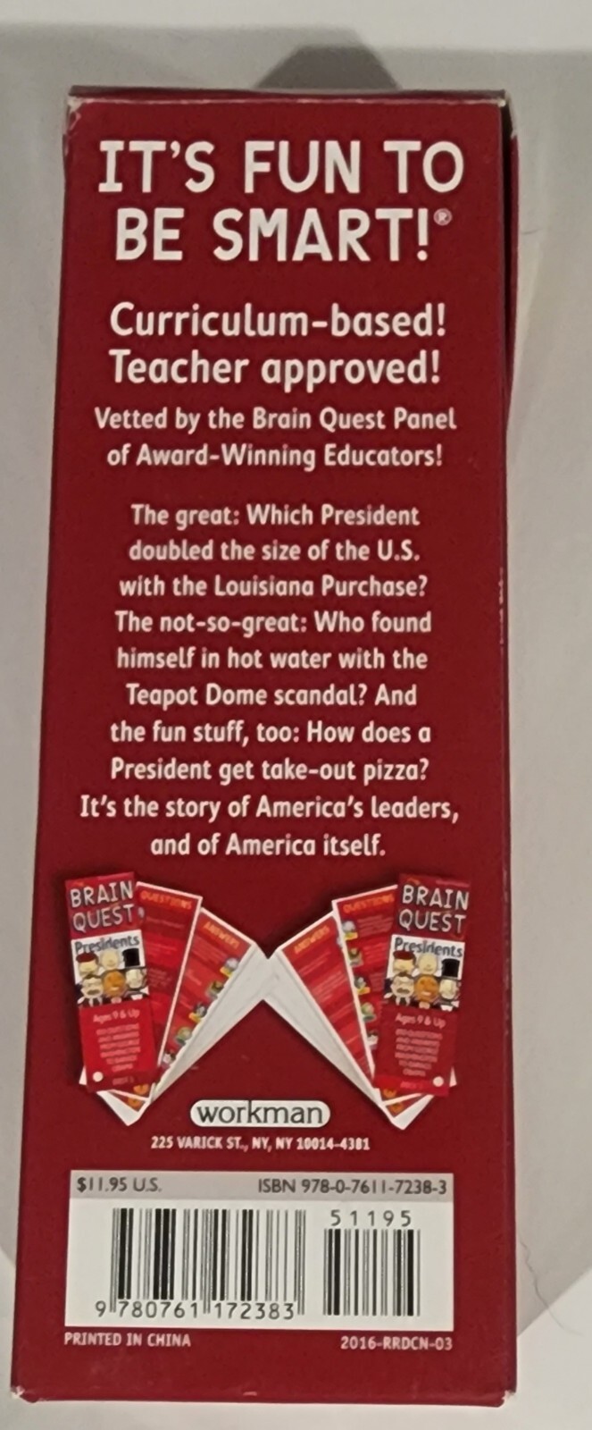 Brain Quest Revised 3rd Edition Presidents Ages 9 & up 850 questions and answers