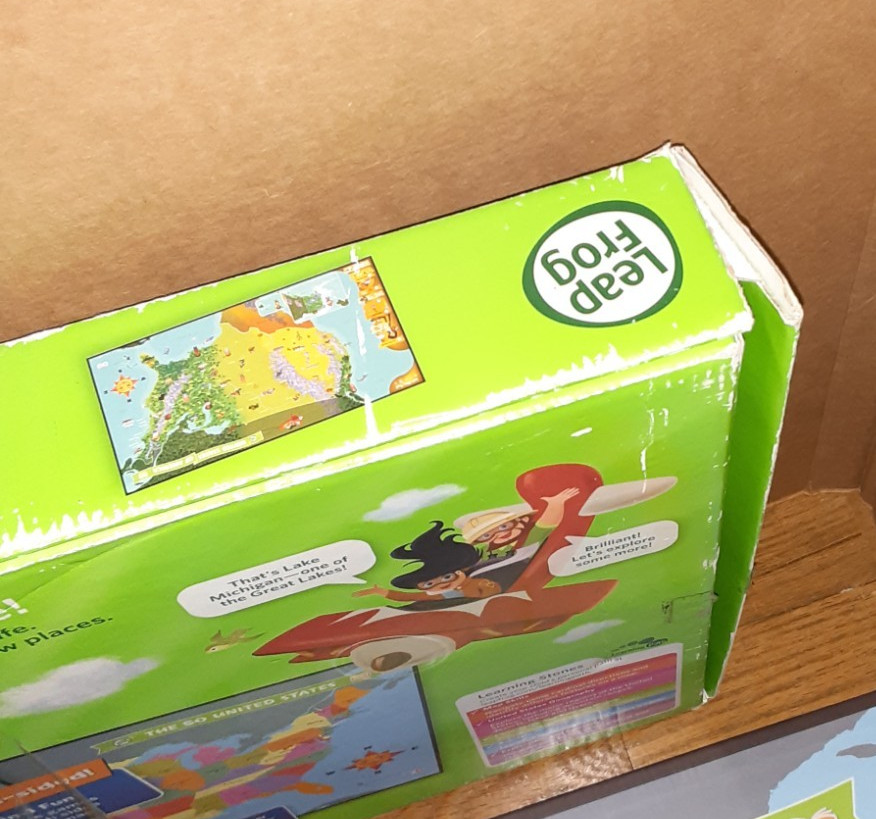 LEAP FROG TAG READING SYSTEM INTERACTIVE UNITED STATES MAP