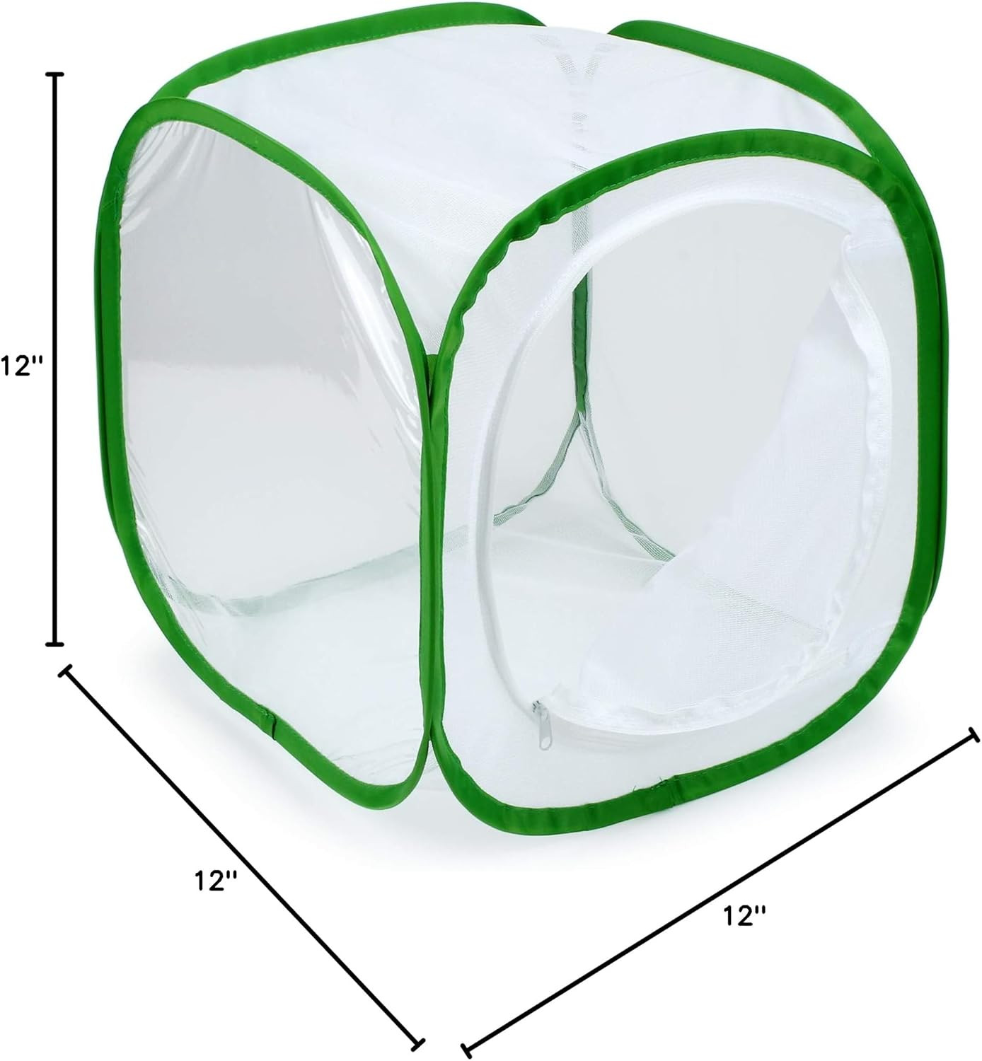 Insect and Butterfly Habitat Cage Terrarium Pop-Up 12 X 12 X 12 Inches