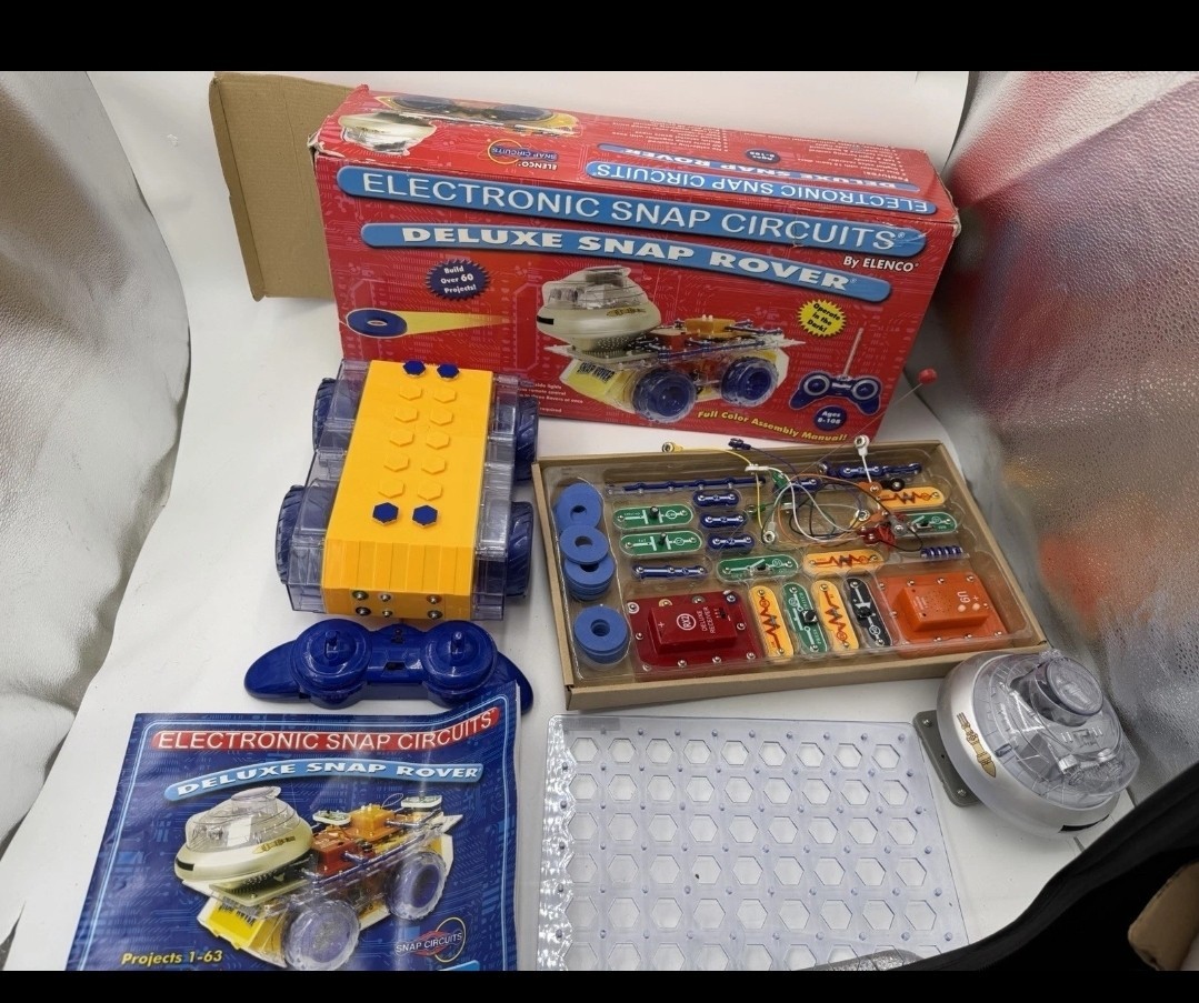 Rare 2008 Elenco Snap Circuits Deluxe Snap Rover STEM toy Ages 8-108