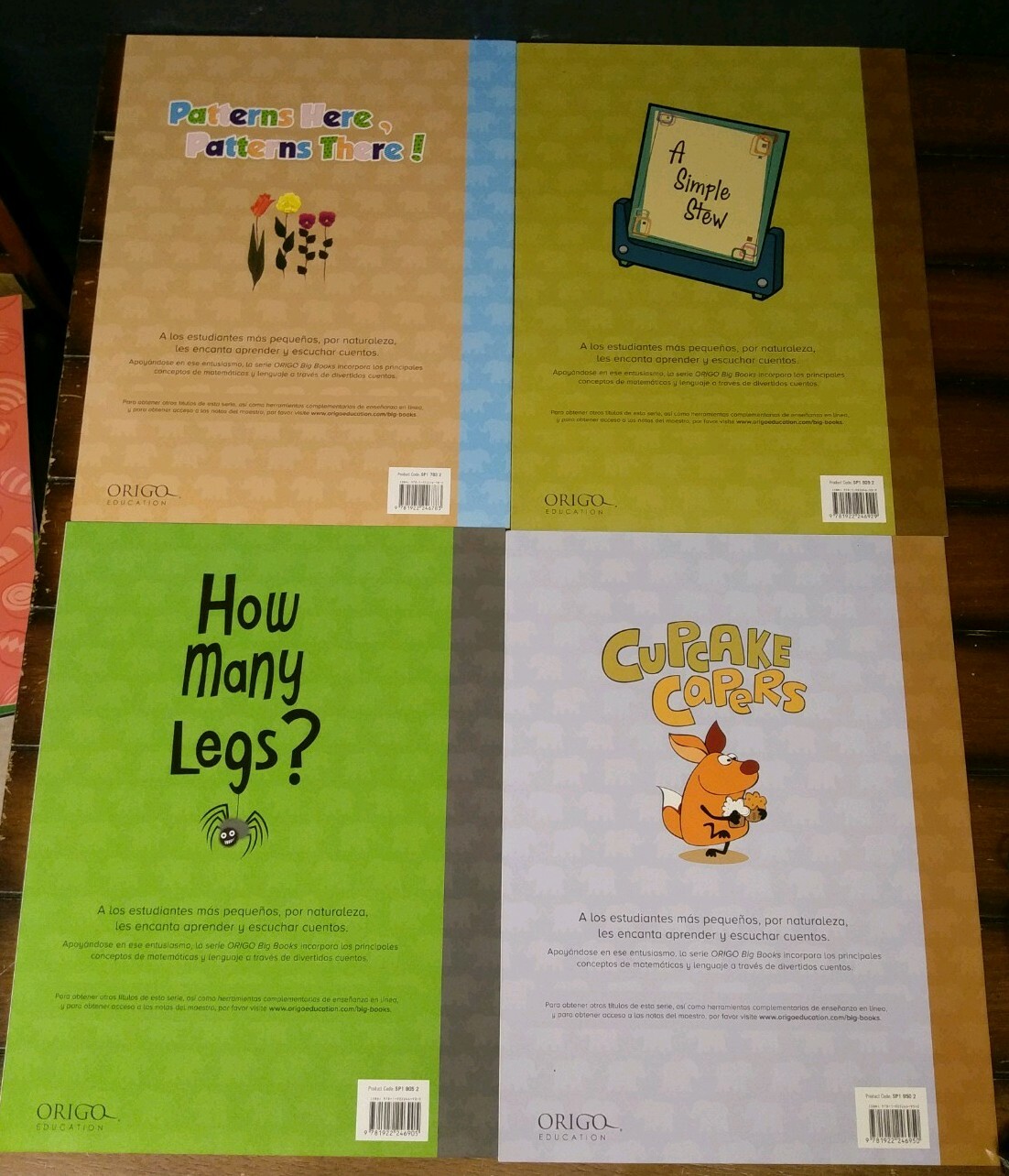 NEW 12 Orgio Education Big Books Math School Home School Books Spanish Edition