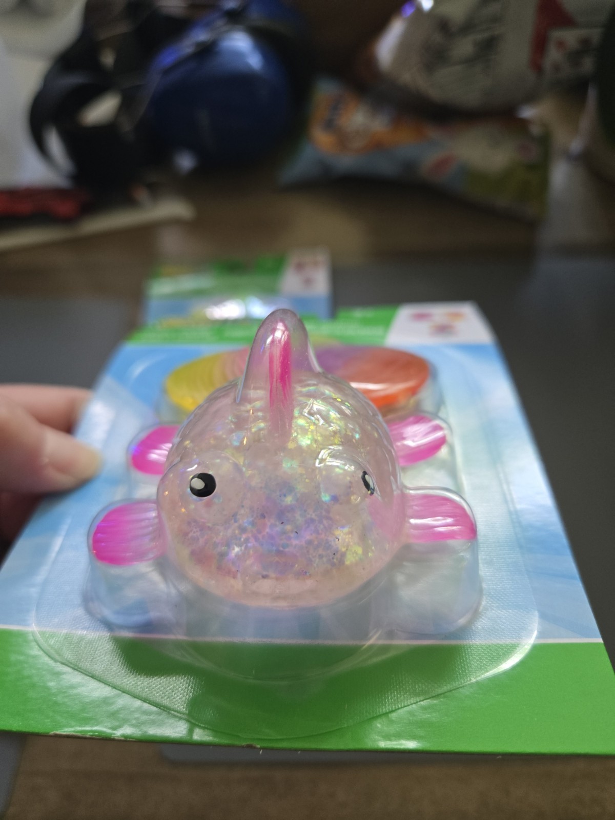 Squishy Sugar Goldfish CLEAR! Viral Squish by Novelty World- like Needoh
