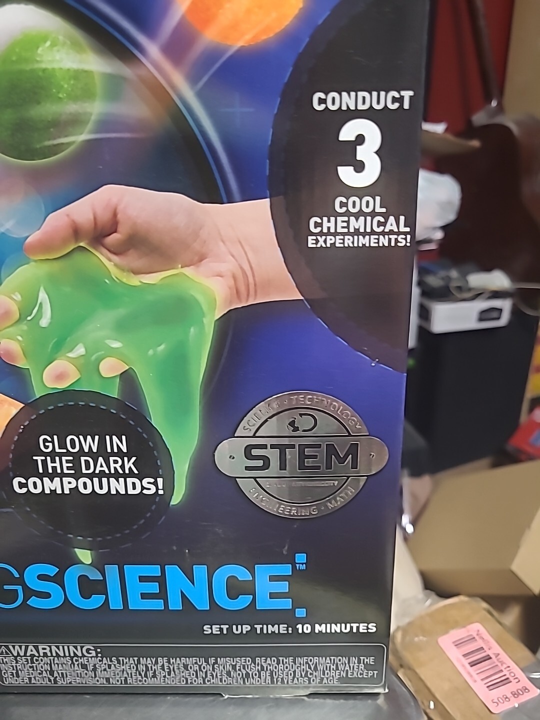 Discovery Kids GLOWING Science Experiment Kit Educational Learn Gift NIB