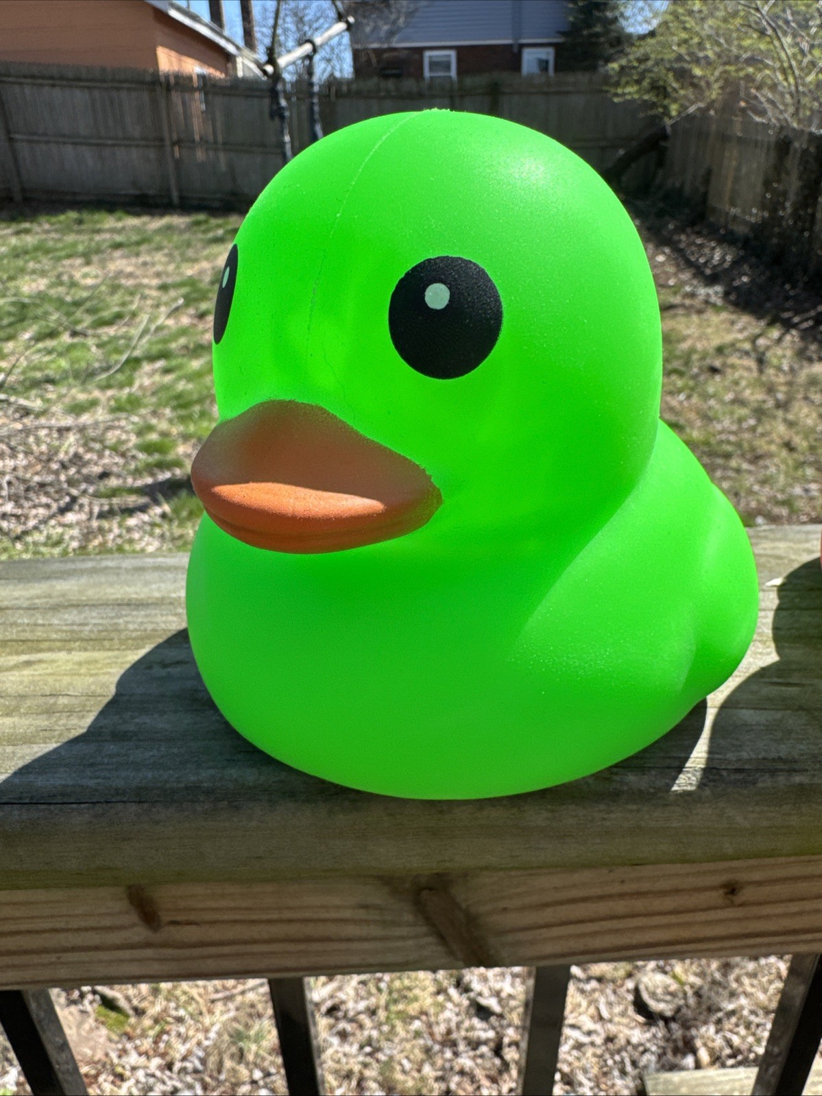 Set Of 2 Squishy Neon Pink Green Duck Ducks Sunny Days JUMBO SQUISHY AUTHENTIC