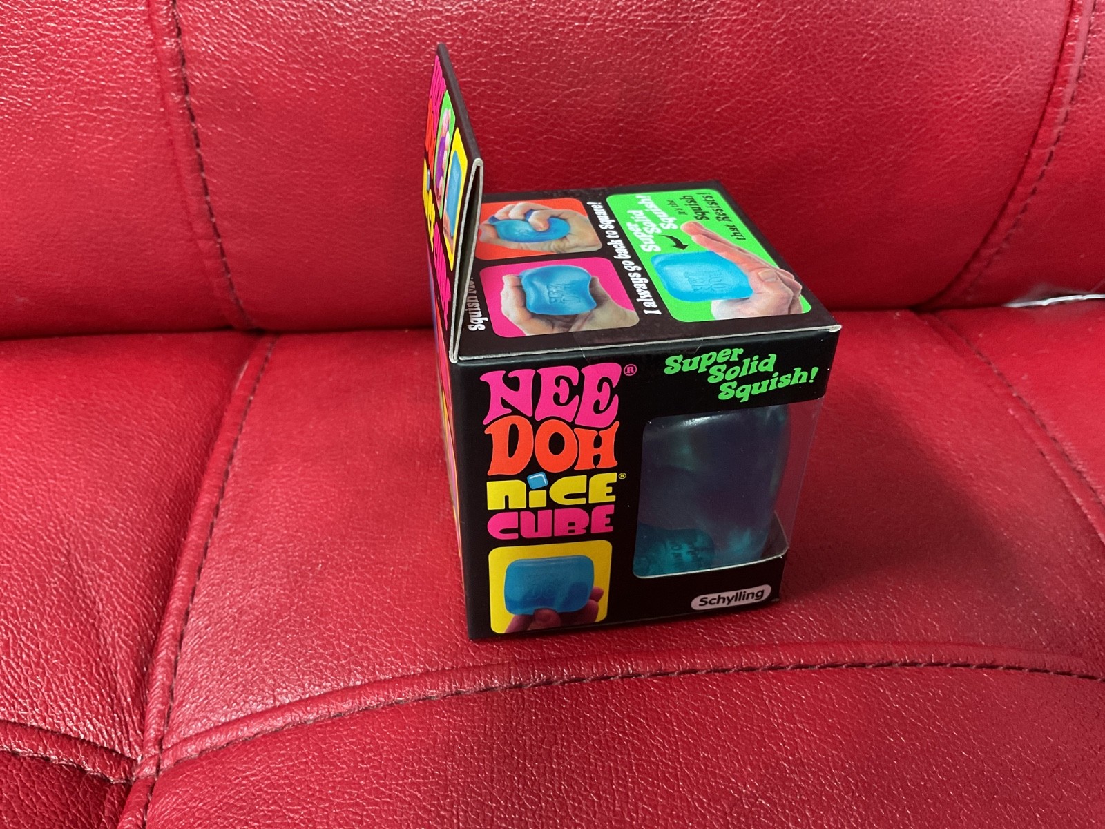 Blue NeeDoh Nice Cube *Brand New AUTHENTIC FREE FAST SHIPPING! Nee Doh