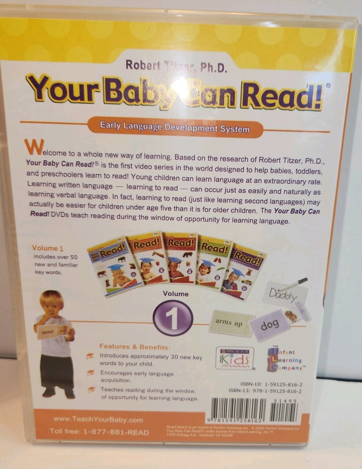 Your Baby Can Read Early Reading System Volumes 1,2 & 3 Plus Review Video