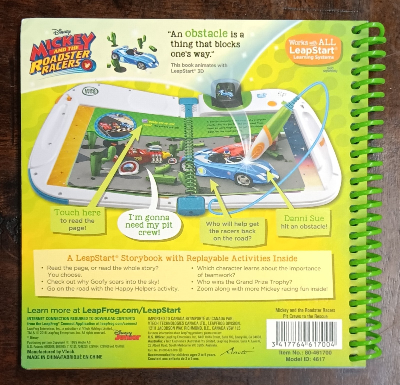 Leap Frog Leap Start Spiral Book Lot of 6 FROZEN MICKEY TROLLS Sampler 3D Lv 1-3