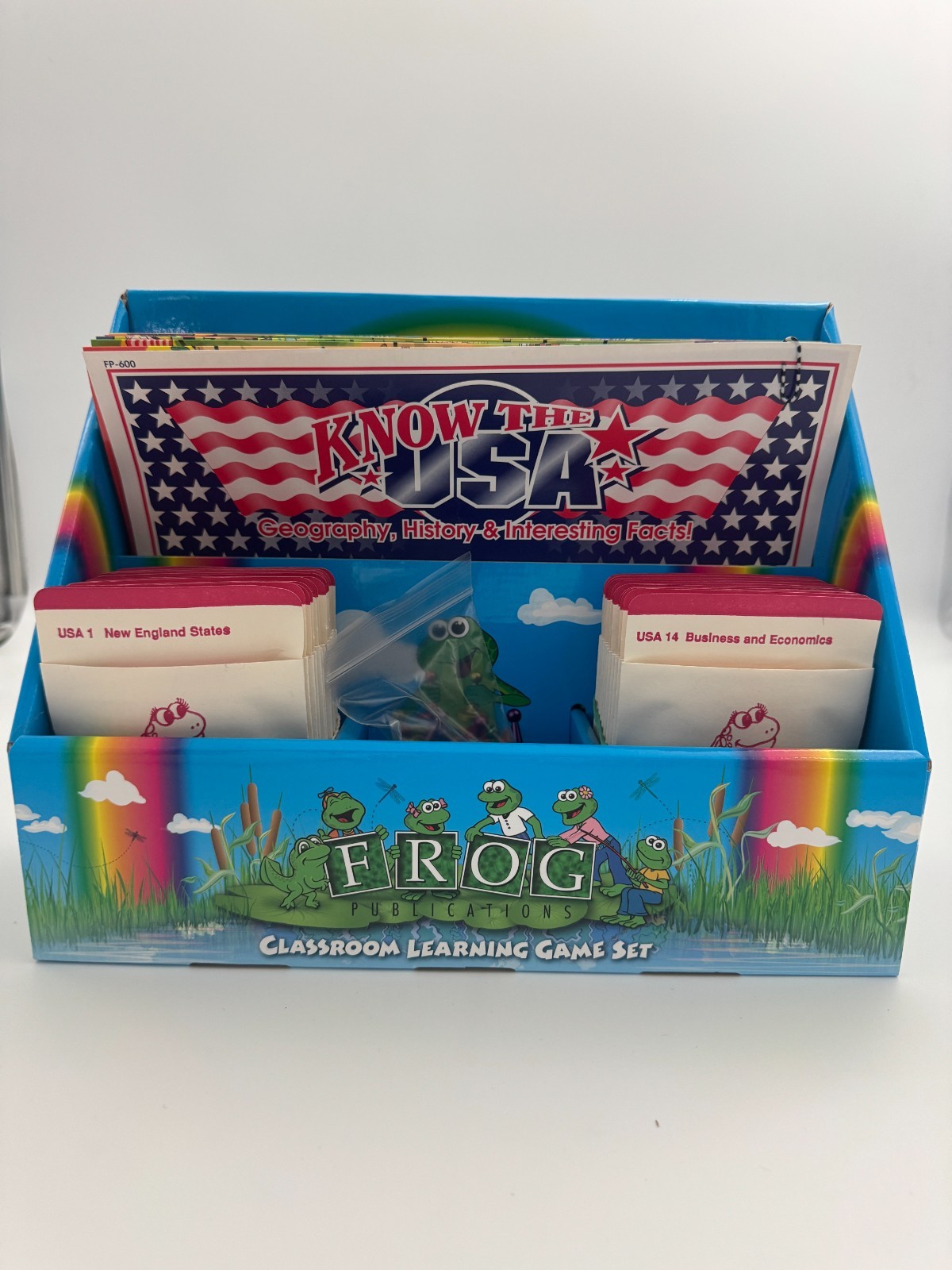 Frog Know the USA! Classroom Learning Game Set – FP-600 – 25 Games – Geography