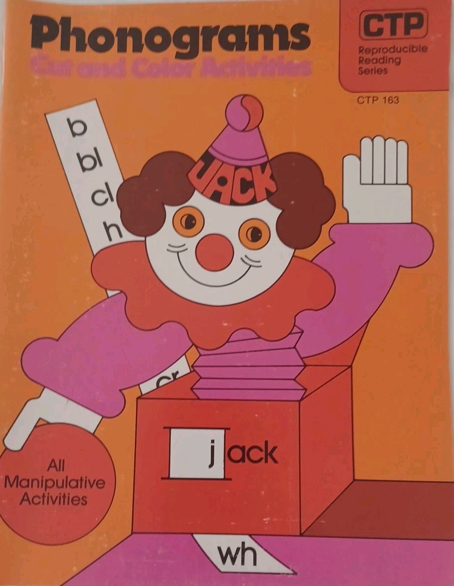 3 Vintage Manipulative Phonics Books Creative Teaching Press Learning Resources