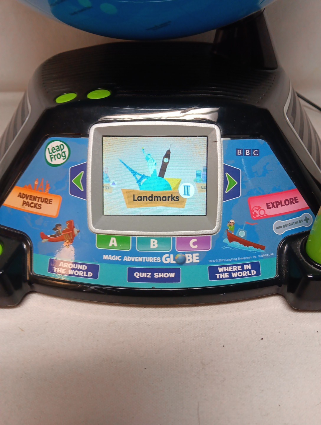 LeapFrog Magic Adventures Globe 2.8″ Video Screen BBC Videos Interactive Games