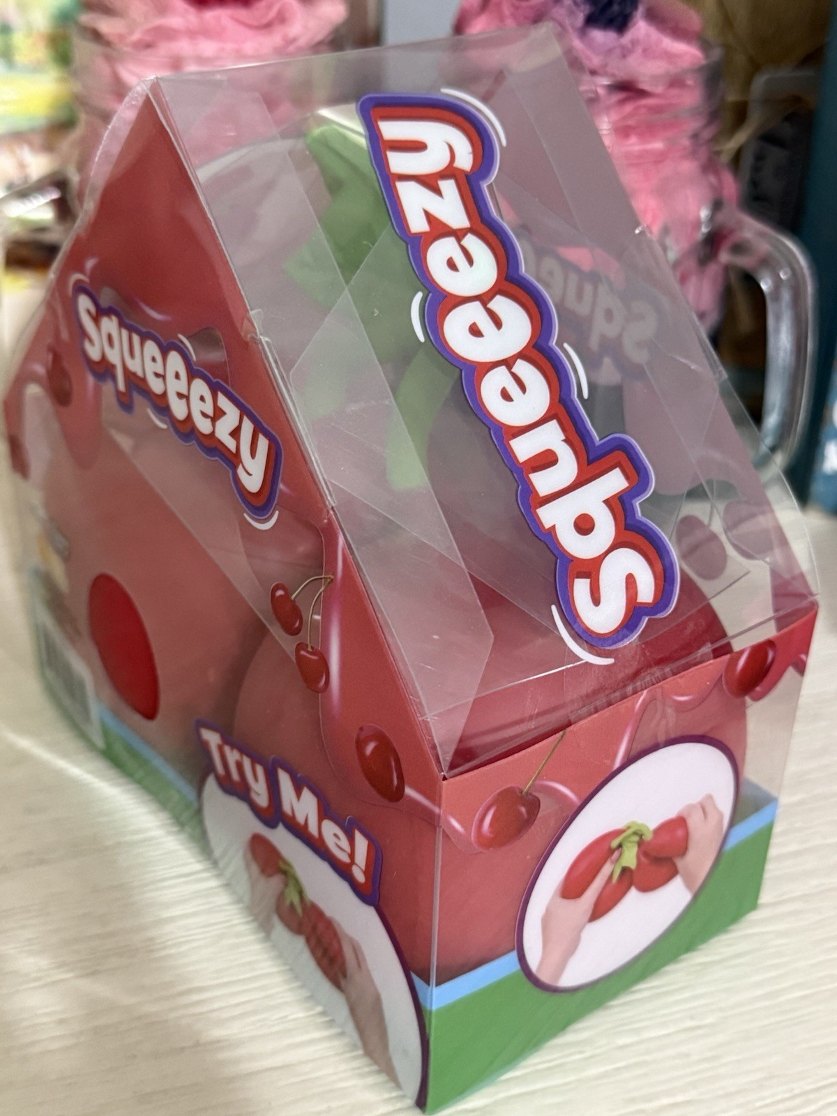 NEW Squishy Sunny Days Toymendous Red Cherries 5.5 Inch Squeezy Cherry Viral