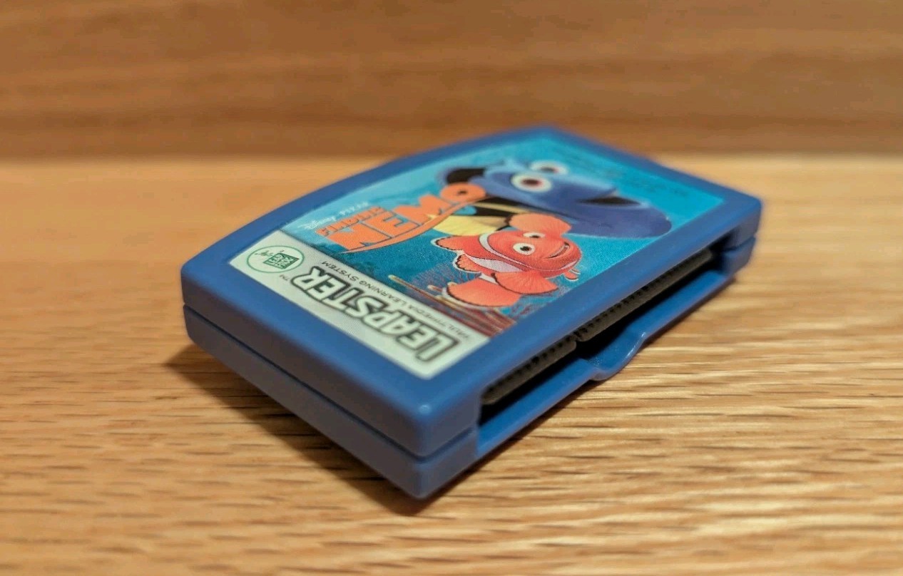 Leapfrog Leapster Disney Pixar Finding Nemo Learning Game Cartridge Excellent