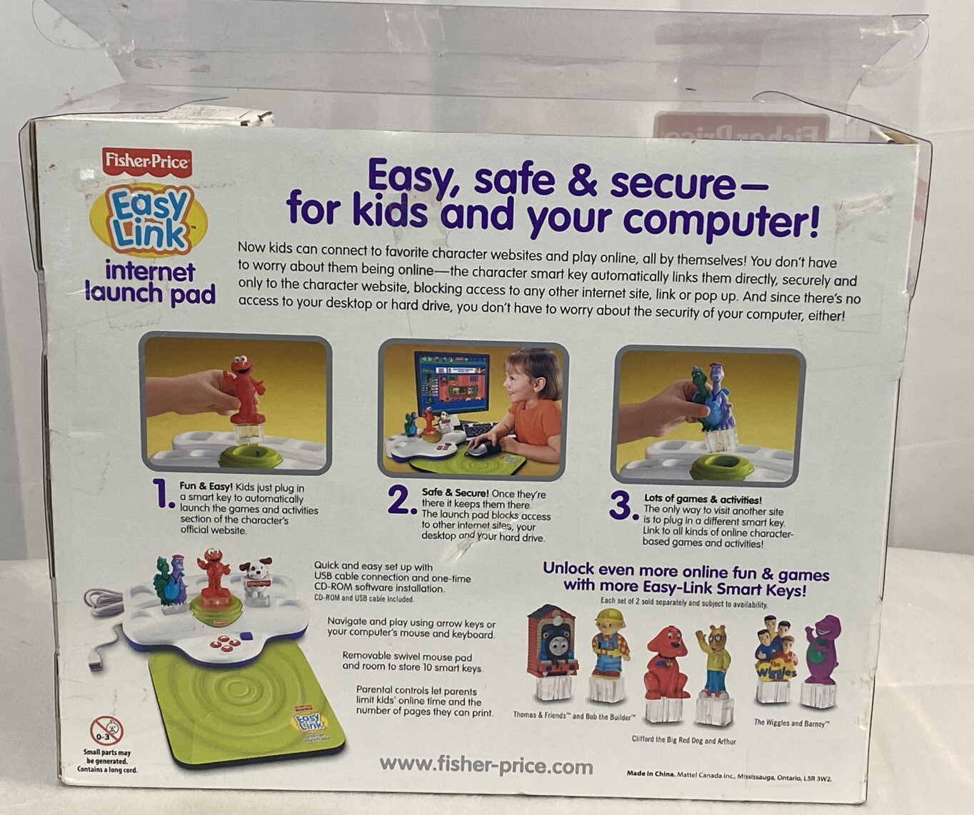 Fisher Price Easy Link Internet Launch Pad Elmo Sesame Street New 2007 Ages 3+
