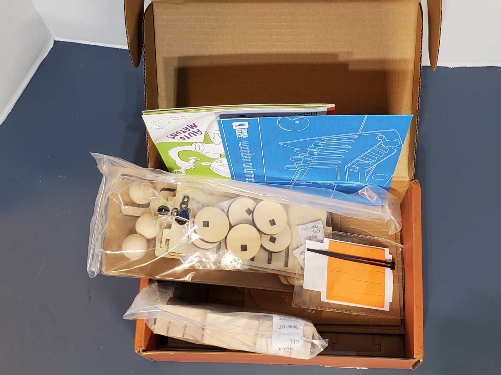 Kiwi Co Tinker Crate Make Your Own “Wooden Automation” Stem Kit Education Toy