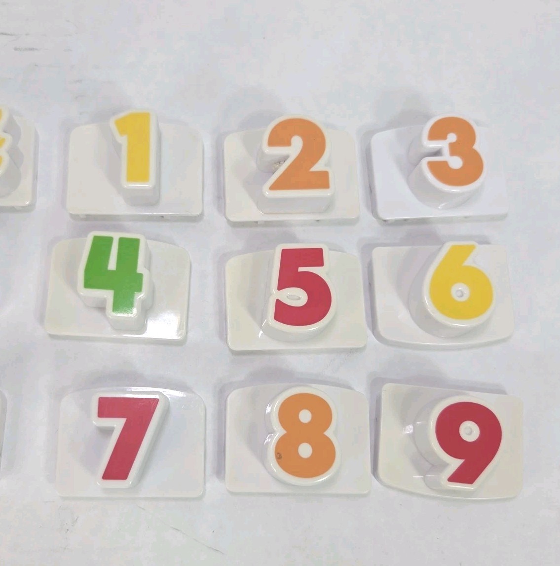 LeapFrog Scout Fridge Numbers Magnetic Replacement Food & Number Tiles 2016 READ