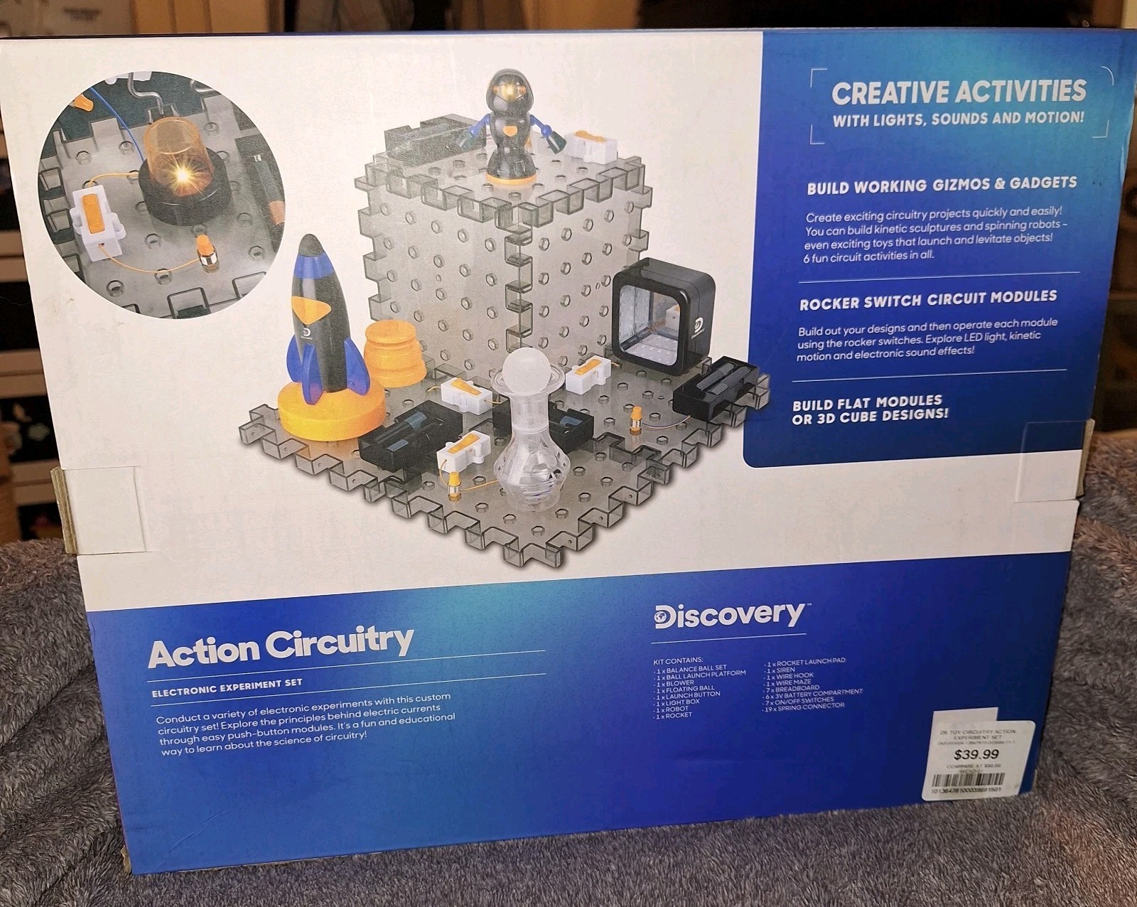 Discovery 6 Action Circuitry Electronic Experiment STEM Set Ages 8+ NIB 2024