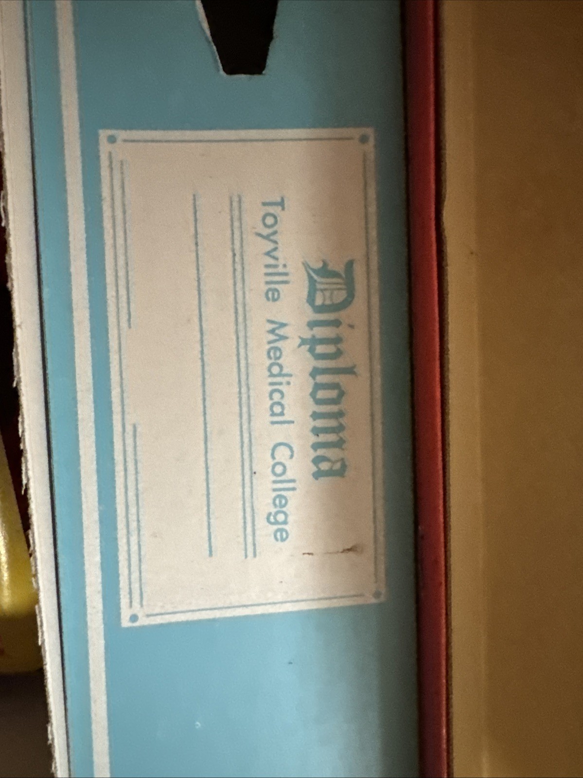 Junior Doctor Kit Box Hasbro 1967 Rare Box Cover Toy