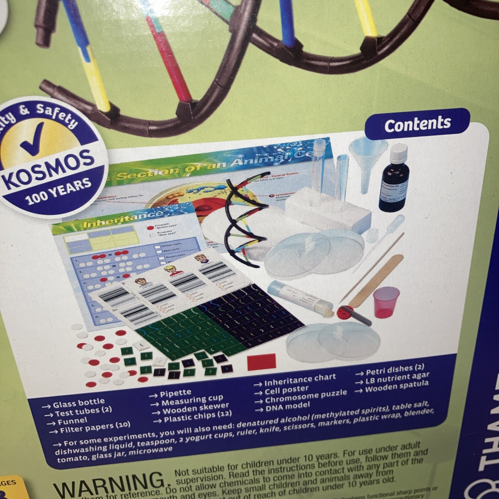 Thames & Kosmos Genetics & DNA Experiment Kit – 665002 Brand New Sealed