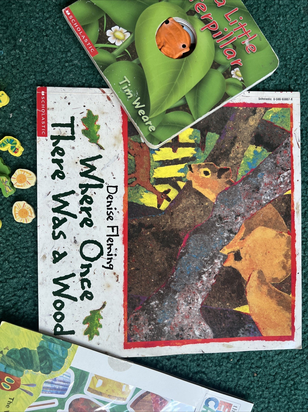 Eric Carle Unit- Books, Stickers, Counting erasers