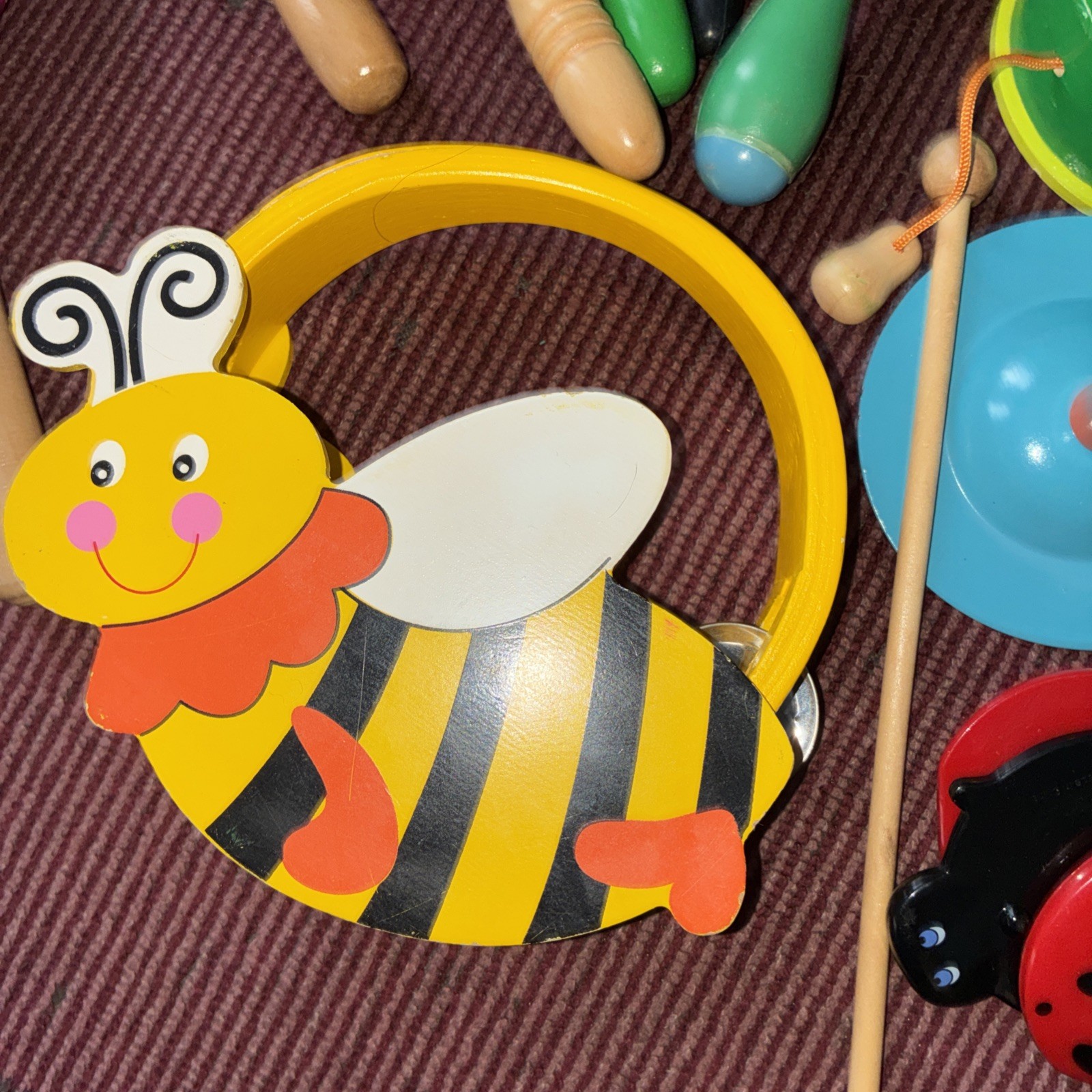 Toy Lot Musical Rhythm Instruments Preschool Daycare Wooden Toy Lot