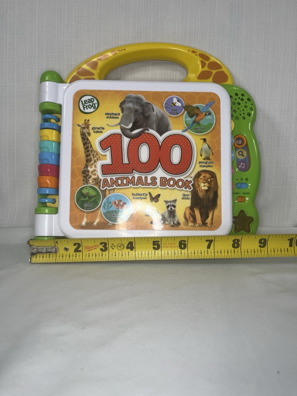 Leapfrog 100 Animals Book English And Spanish Toddler Learning Book
