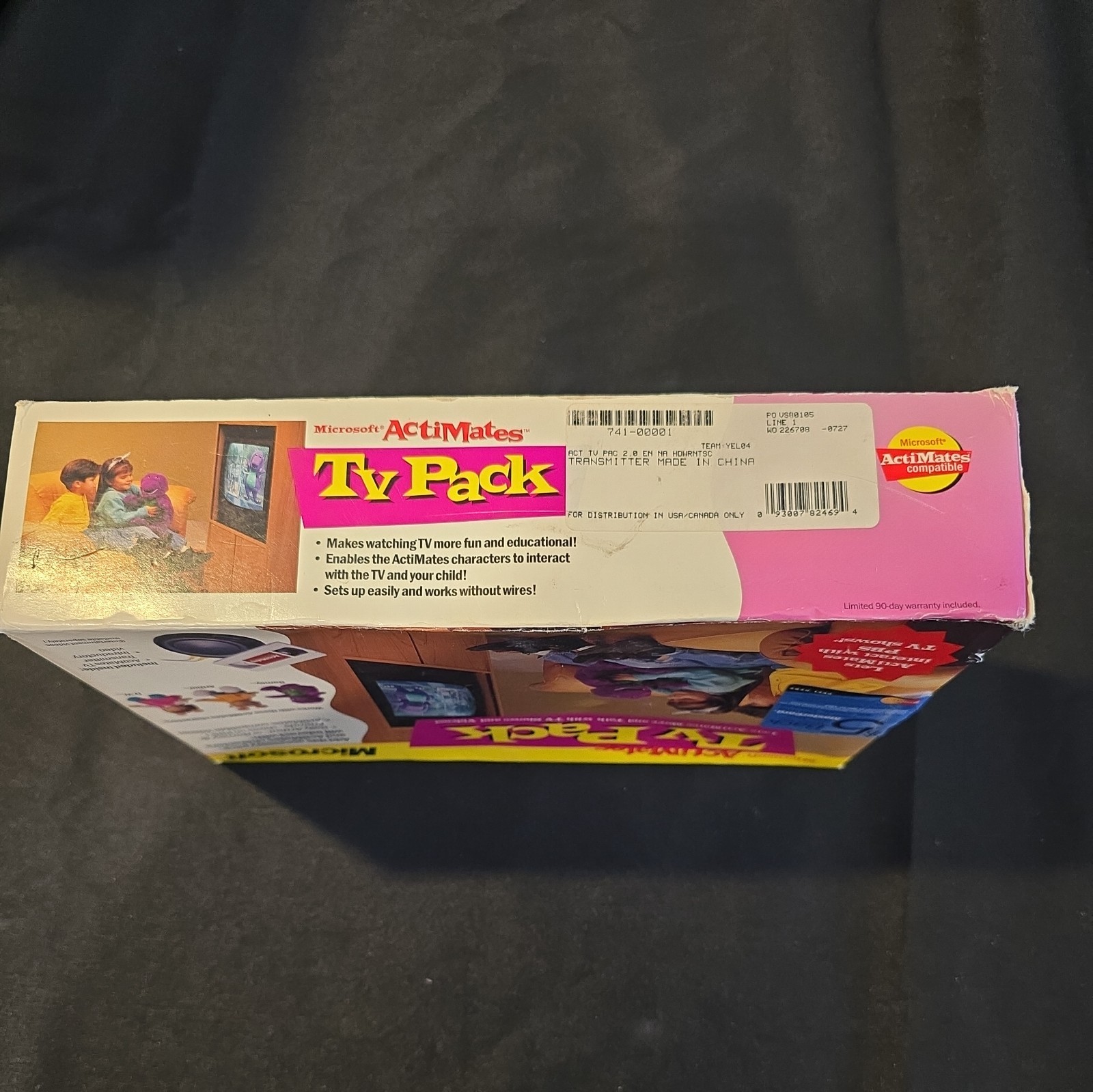 Microsoft Actimates Tv Pack for Interactive Barney Arthur Plush Talking Open Box