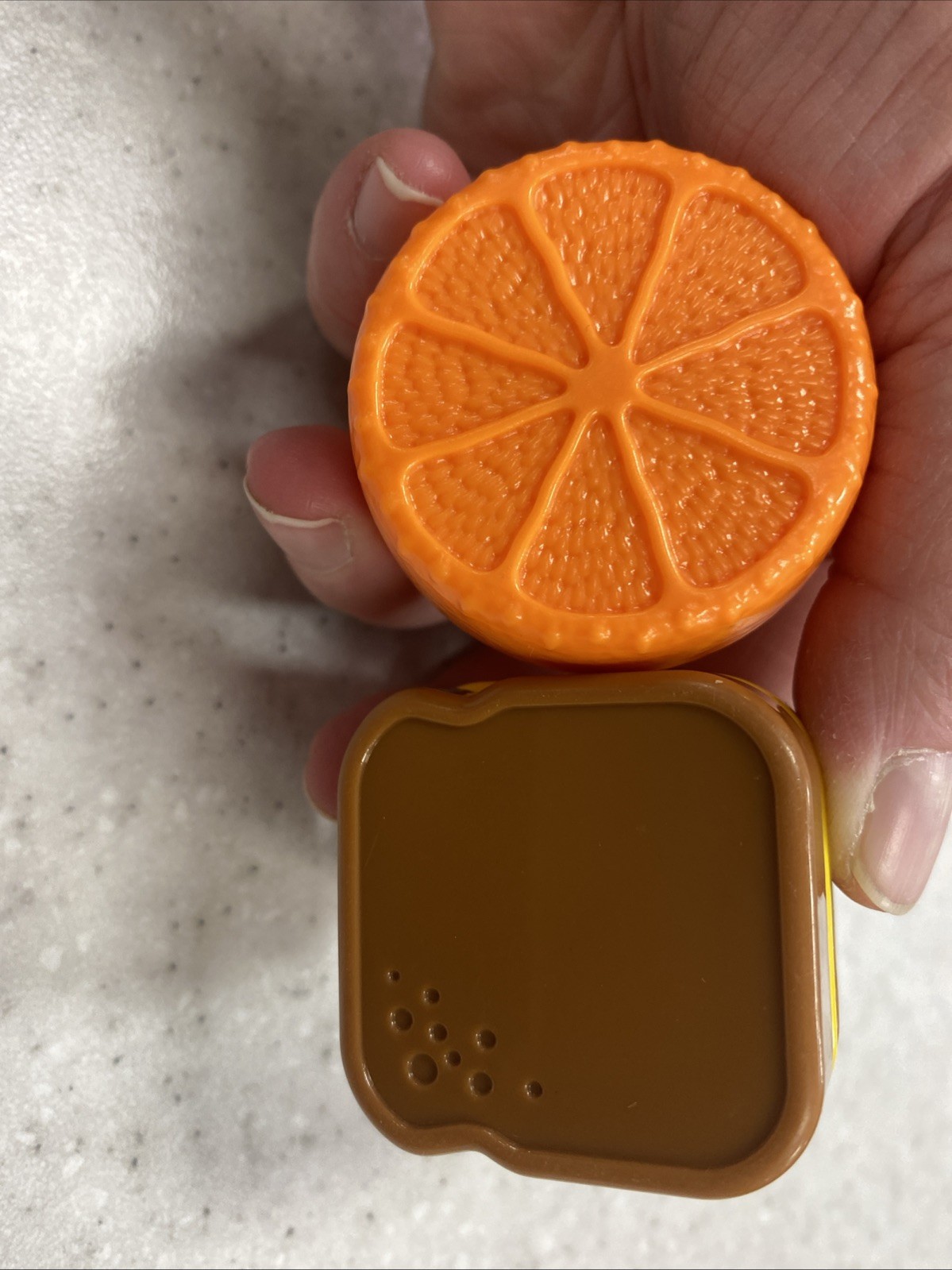 LeapFrog Shapes And Sharing Picnic Basket Replacement Parts Orange Sandwich Part
