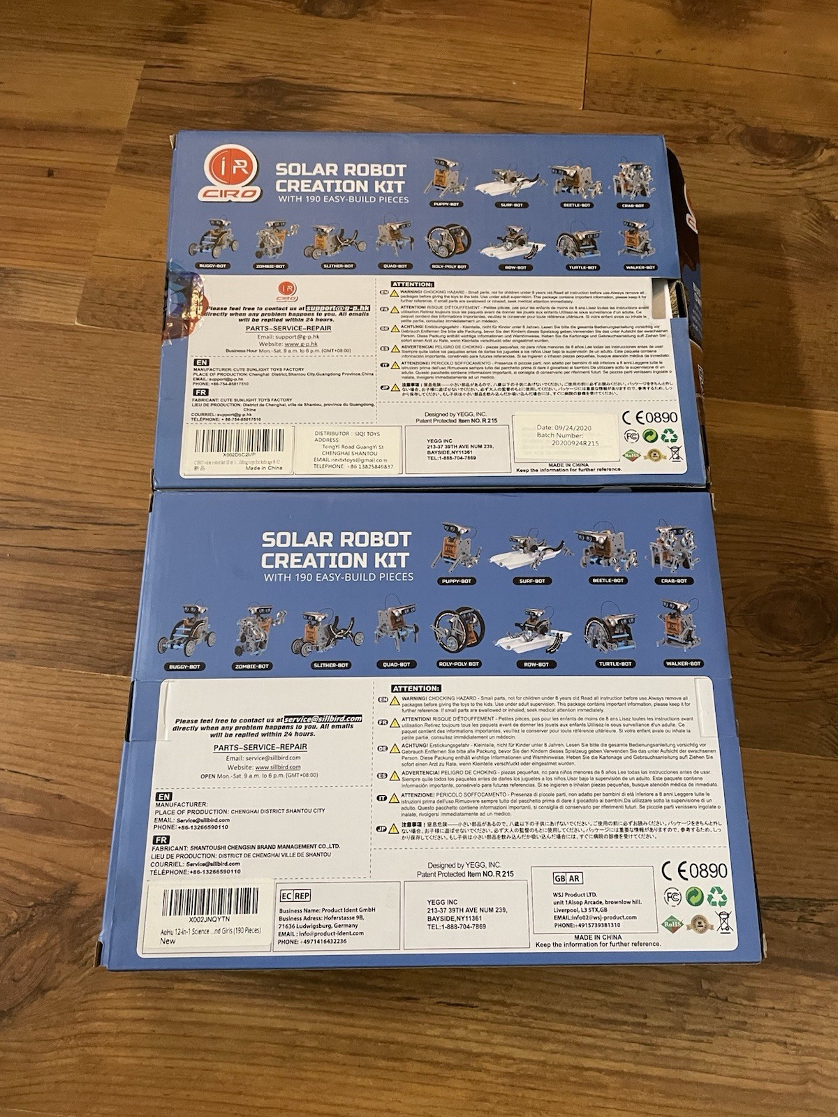 Solar Robot Creation Kit Lot of 2 New In Box Ages 8 and Up