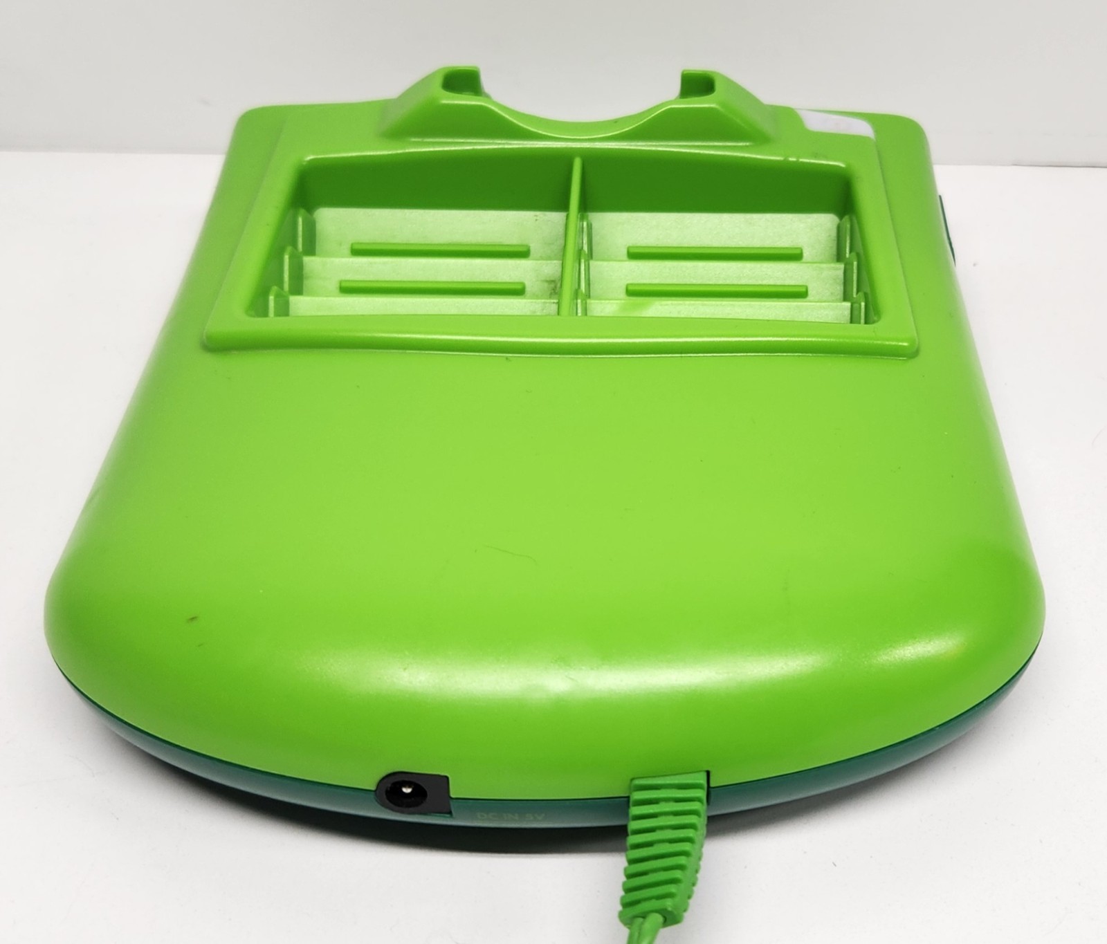LeapFrog Clickstart My First Computer Console & 4 Games No AC Adapter TESTED
