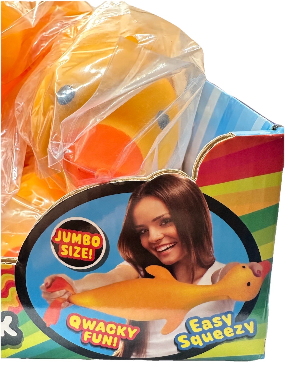VIRAL RARE JUMBO Squishy Duck Squeeze Sensory Stress Toy JA-RU Sealed New