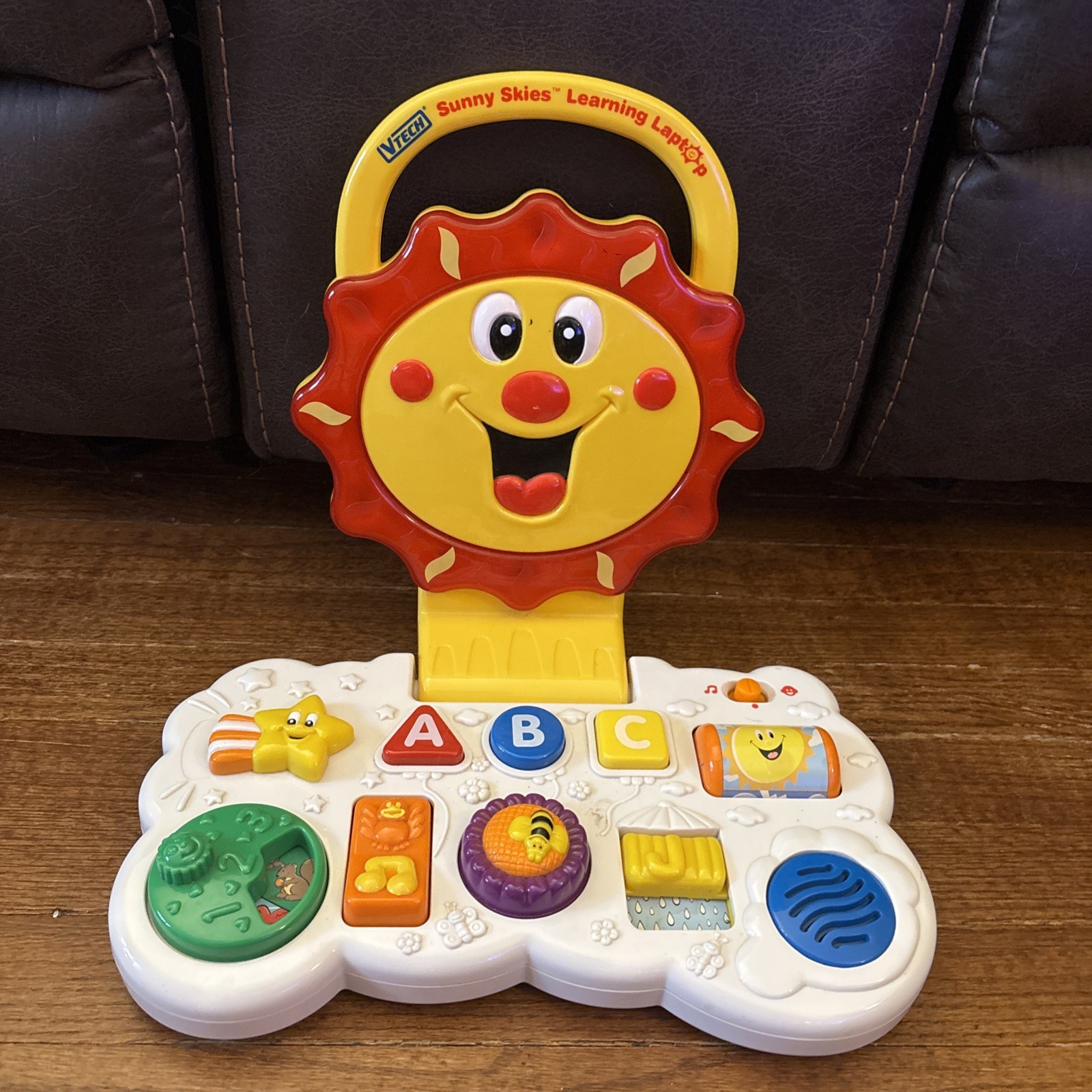 Vintage 1990 Vtech Sunny Skies Educational Learning Laptop Rare Toy Works
