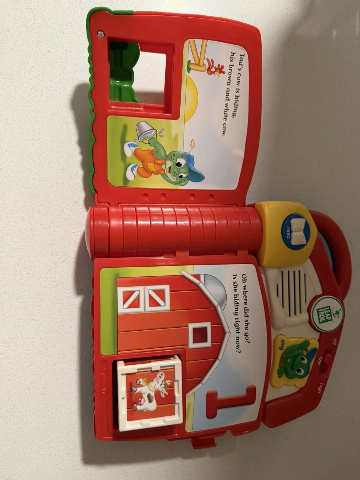 Leap Frog ~ TAD’S COUNTING FARM Interactive Electronic Talking Book ~ Complete