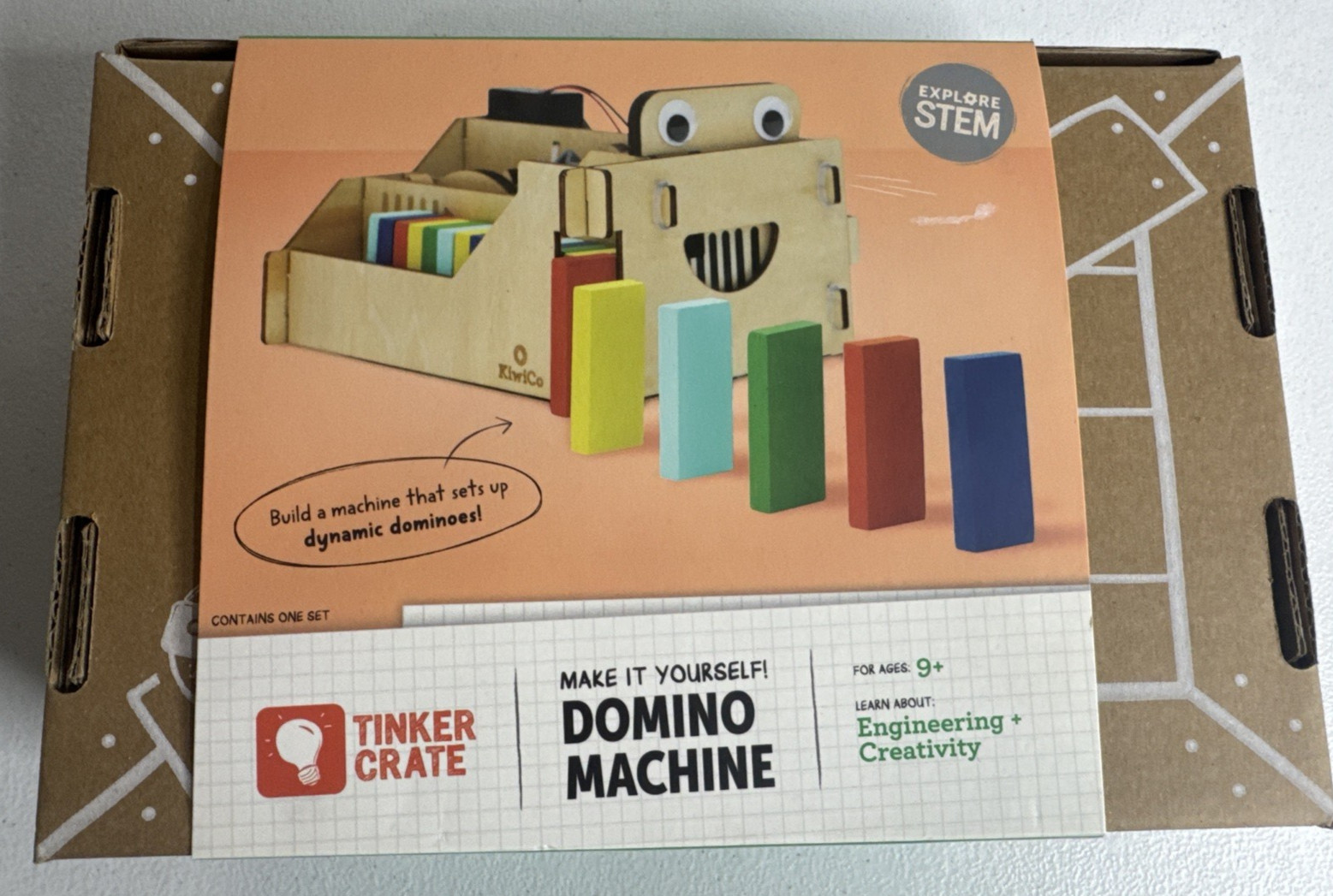 KiwiCo Tinker Crate Make it Yourself Domino Machine Science / Engineering – New