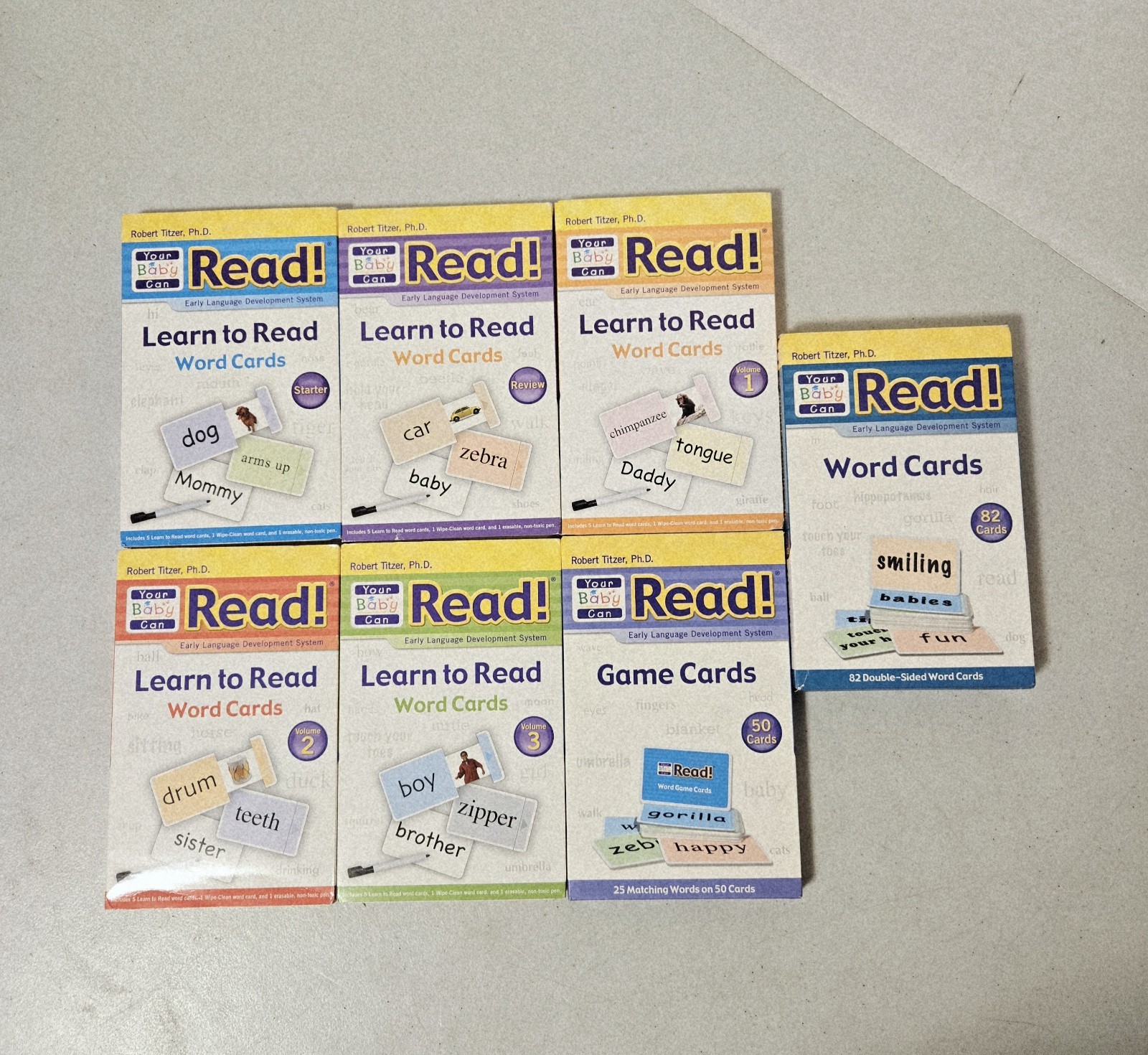 Your Baby Can Read Early Language Development System, Robert Titzer, Ph.D. – Lot