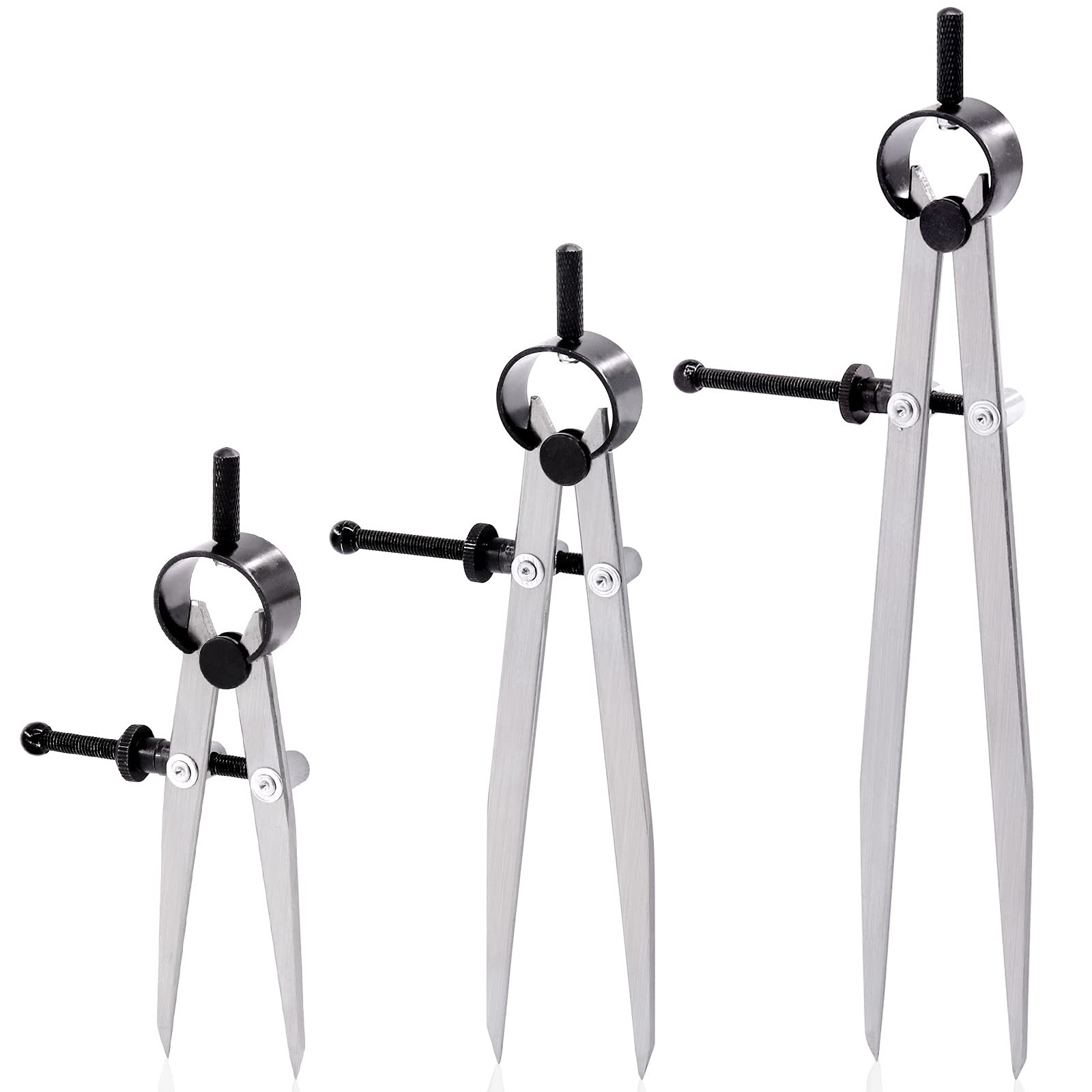 Keadic 3 Pcs Spring Wing Divider, 4” 6” 8” Adjustable Lockable Steel…